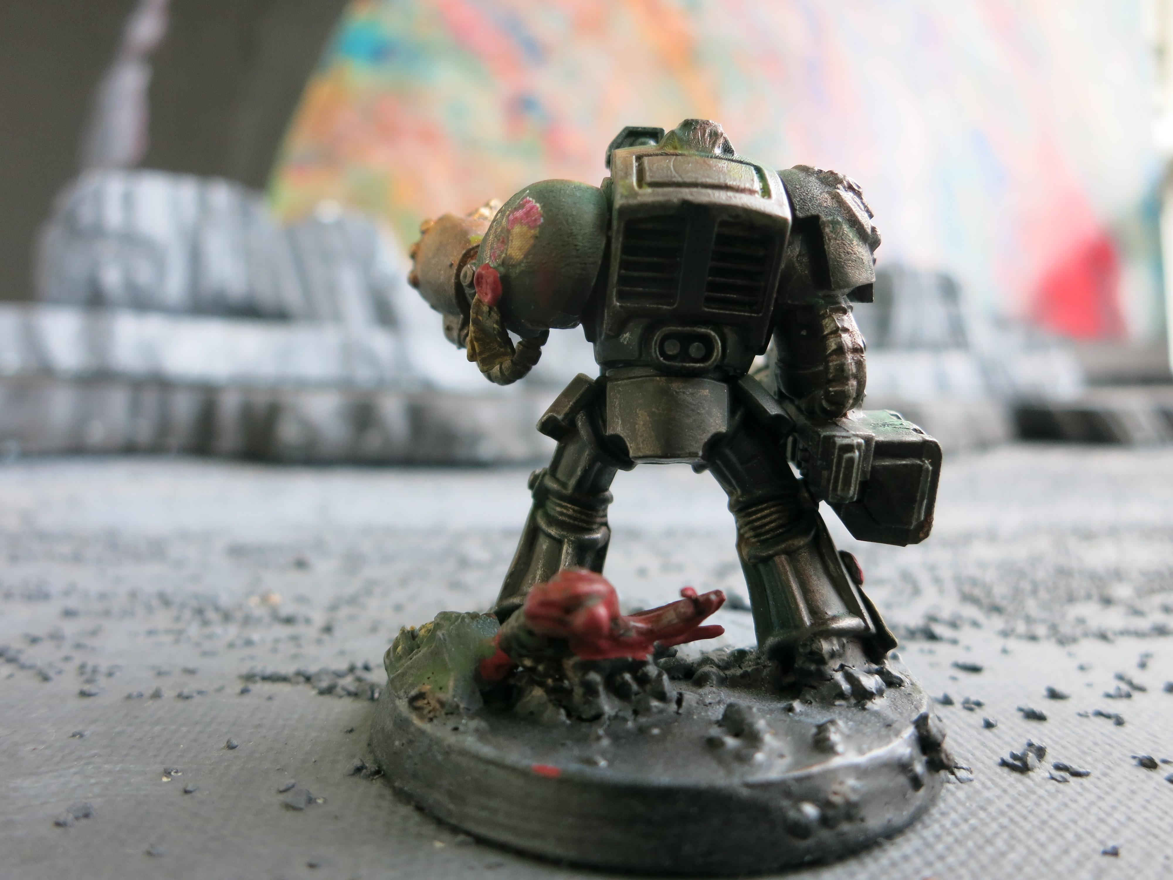 Assault Cannon, Camouflauge, Power Fist, Terminator Armor