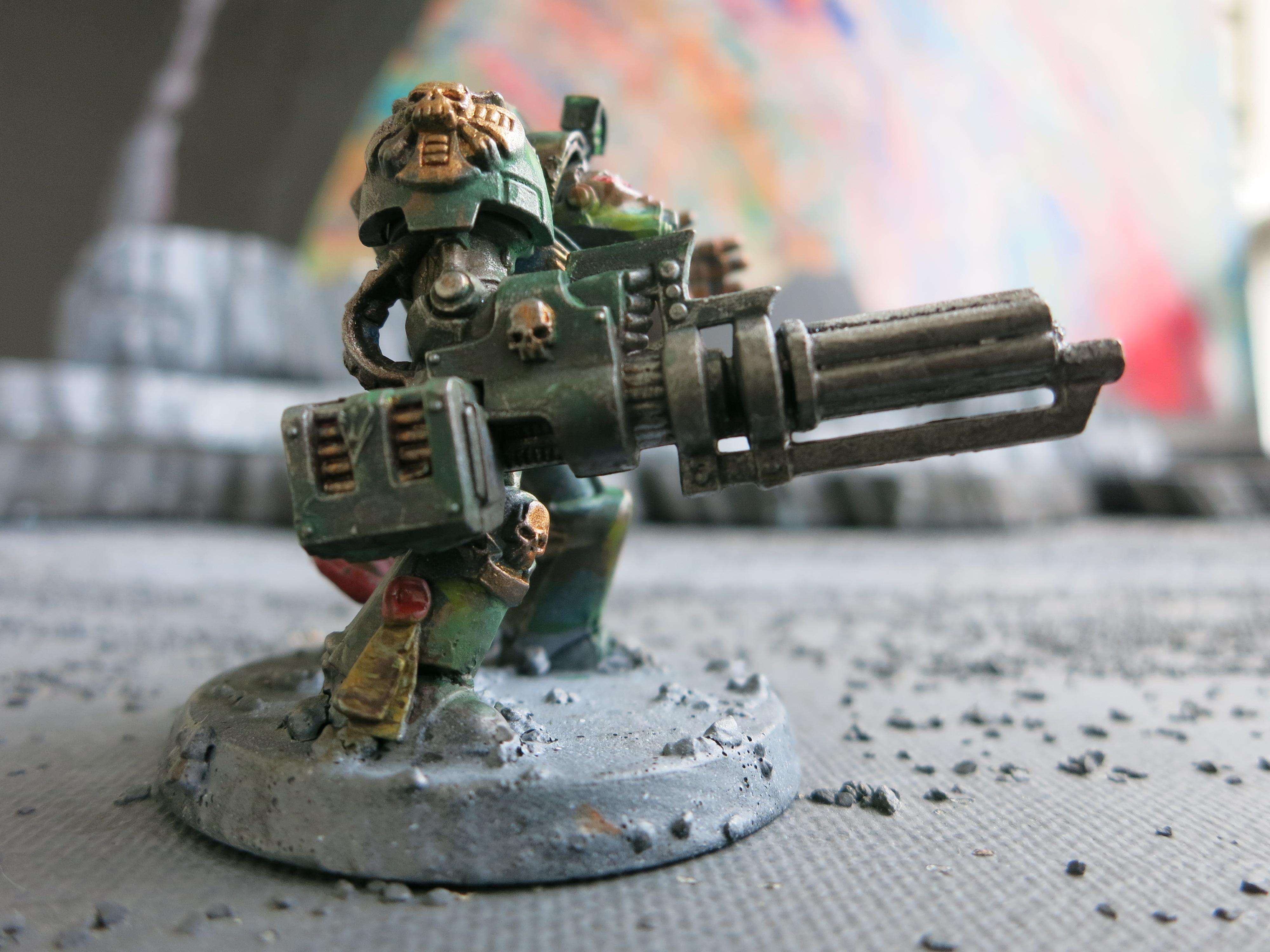 Assault Cannon, Camouflauge, Power Fist, Terminator Armor
