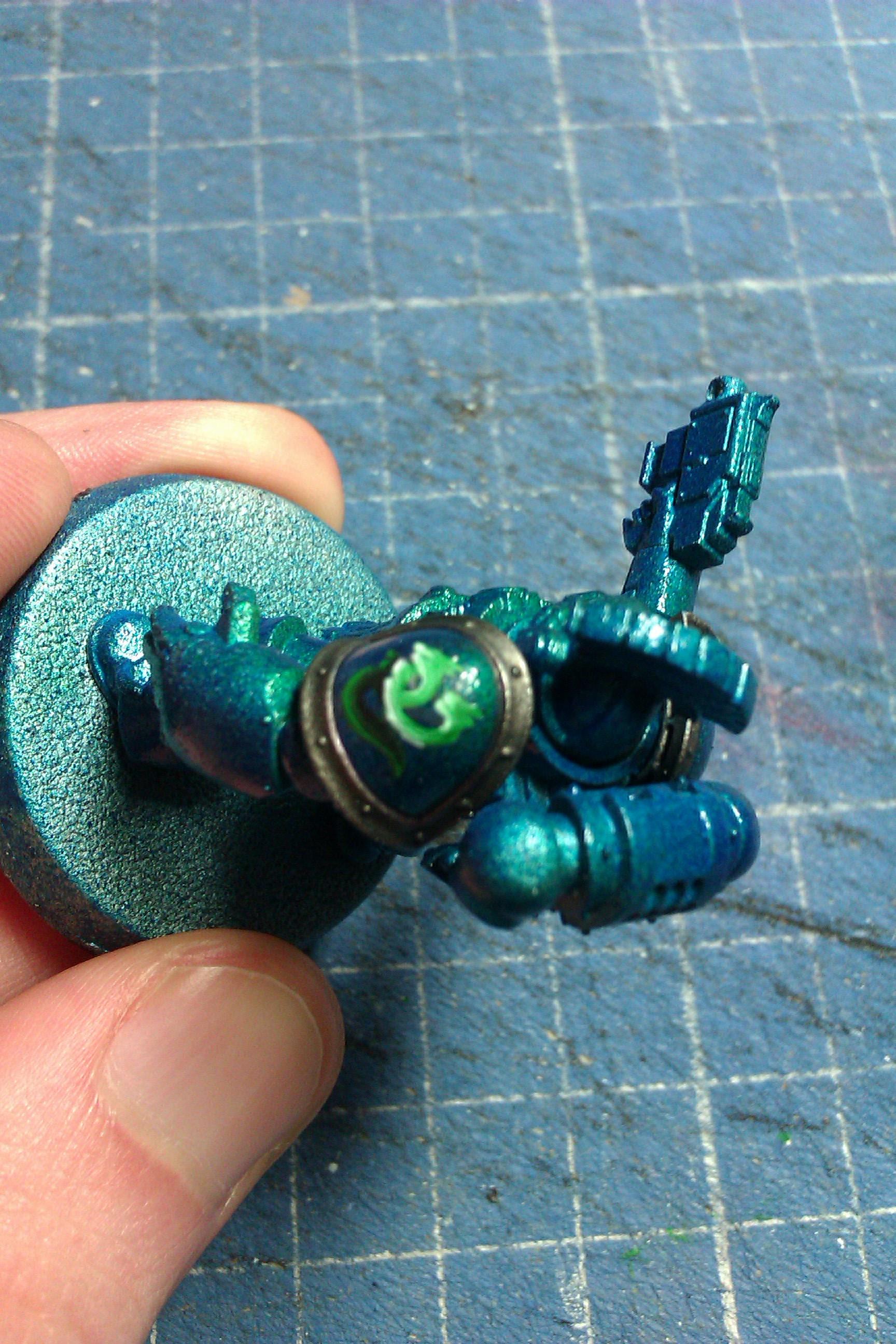 30k, Alpha Legion, Shoulder test - 2