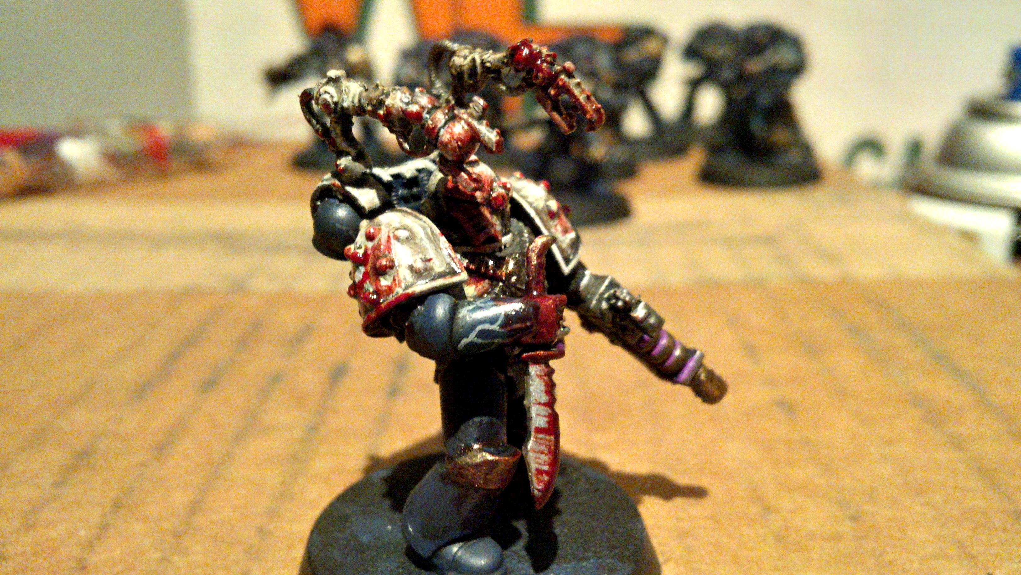 30k, Apothecary, Blood, Blue, Gold. Horus Heresy, Lightning, Night Lords, Skull
