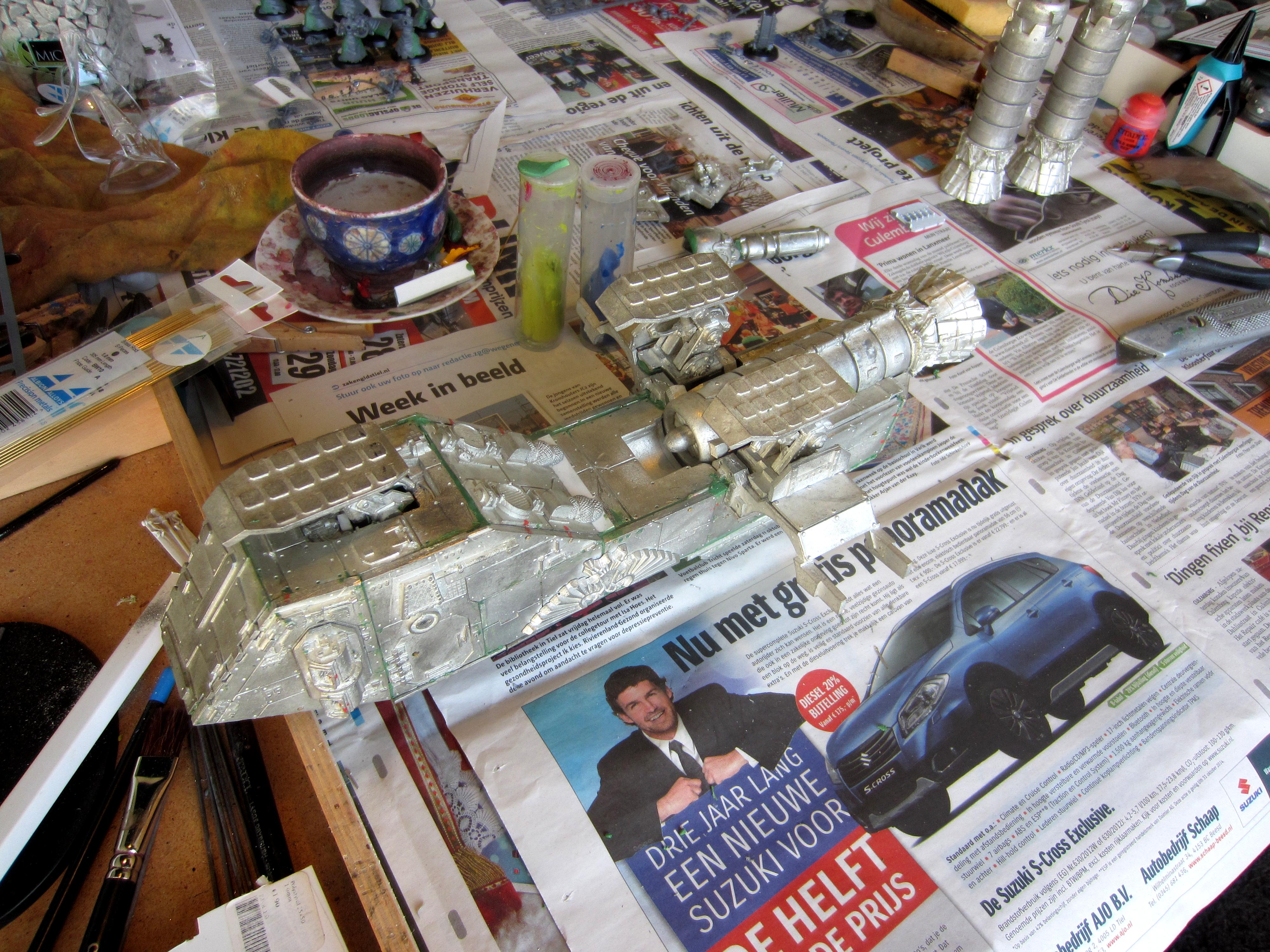 Blood Angels, Metal, Space Marines, Thunderhawk