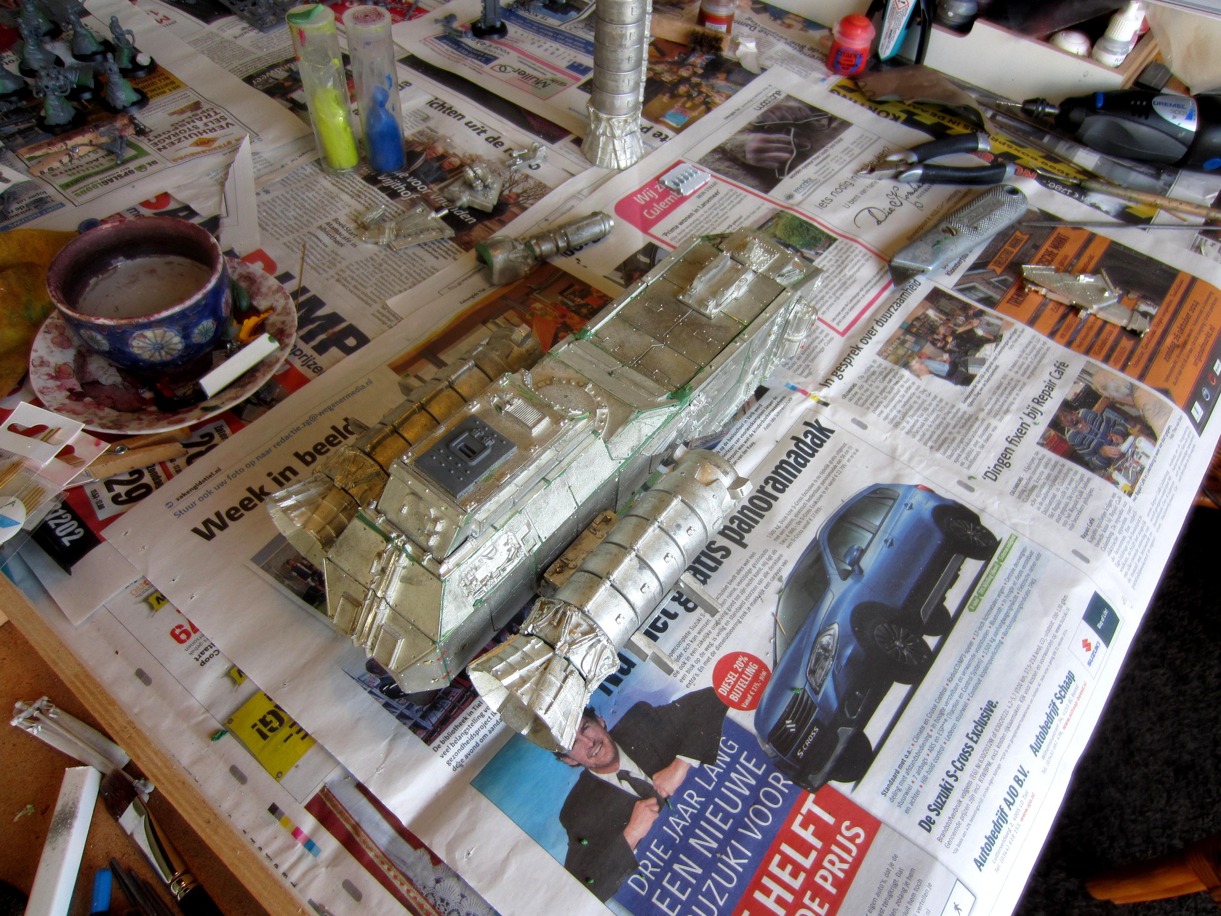 Blood Angels, Metal, Space Marines, Thunderhawk