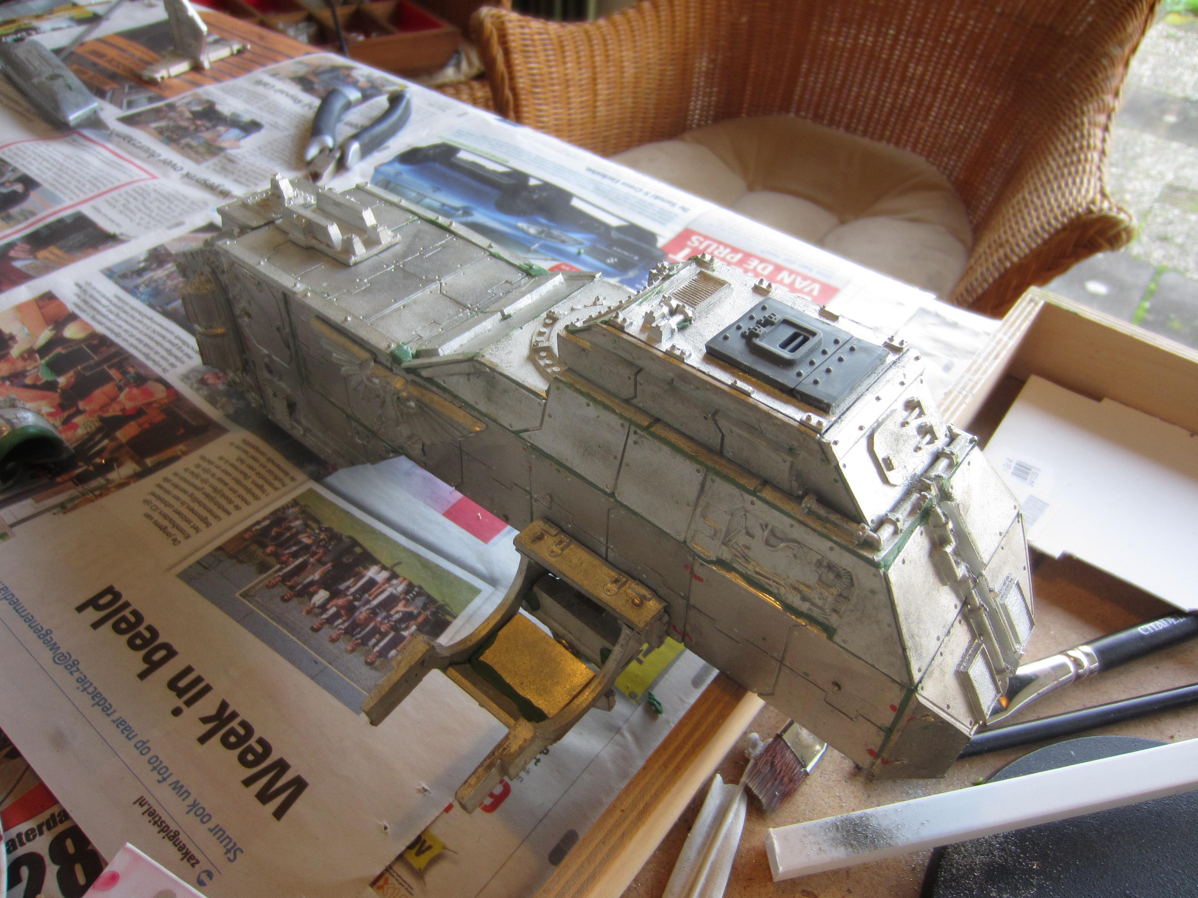 Blood Angels, Metal, Space Marines, Thunderhawk