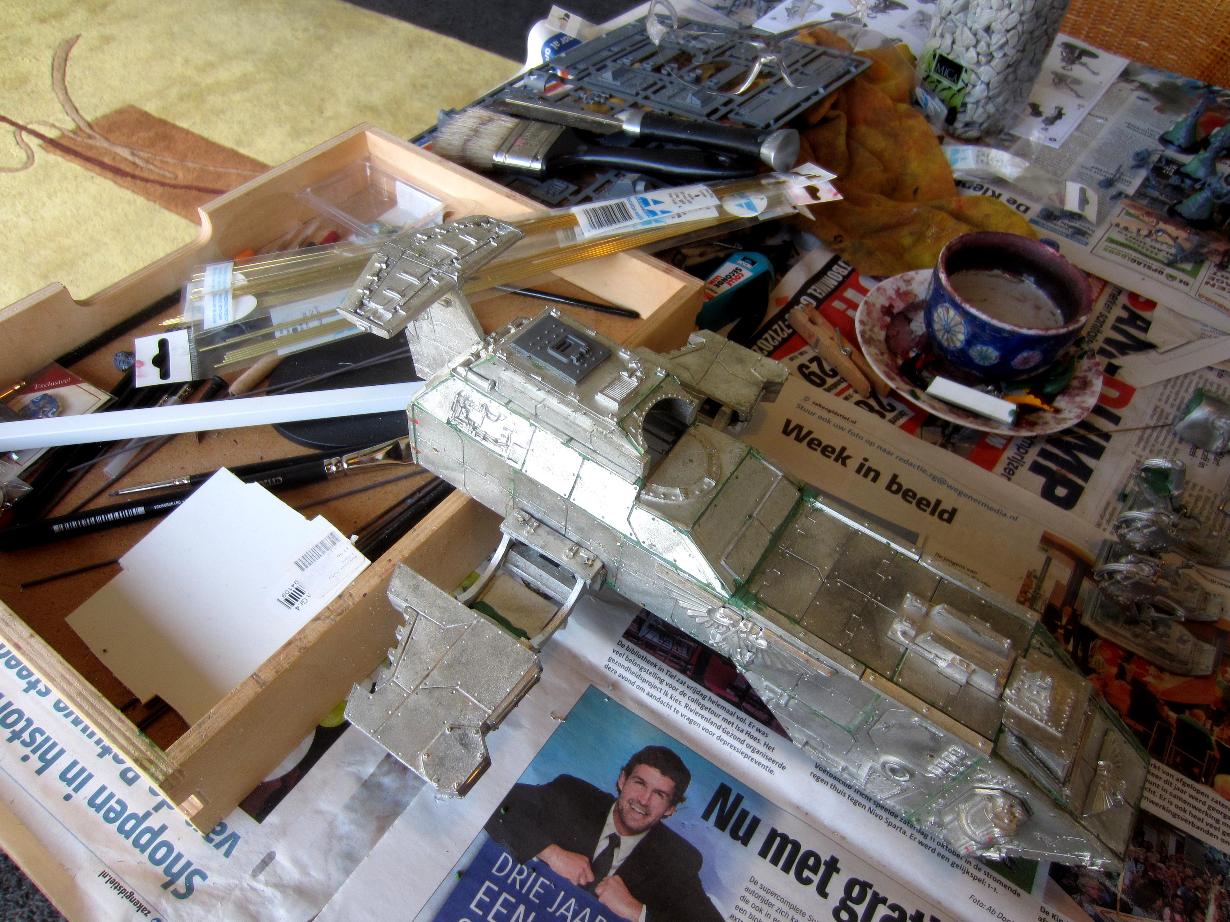 Blood Angels, Metal, Space Marines, Thunderhawk