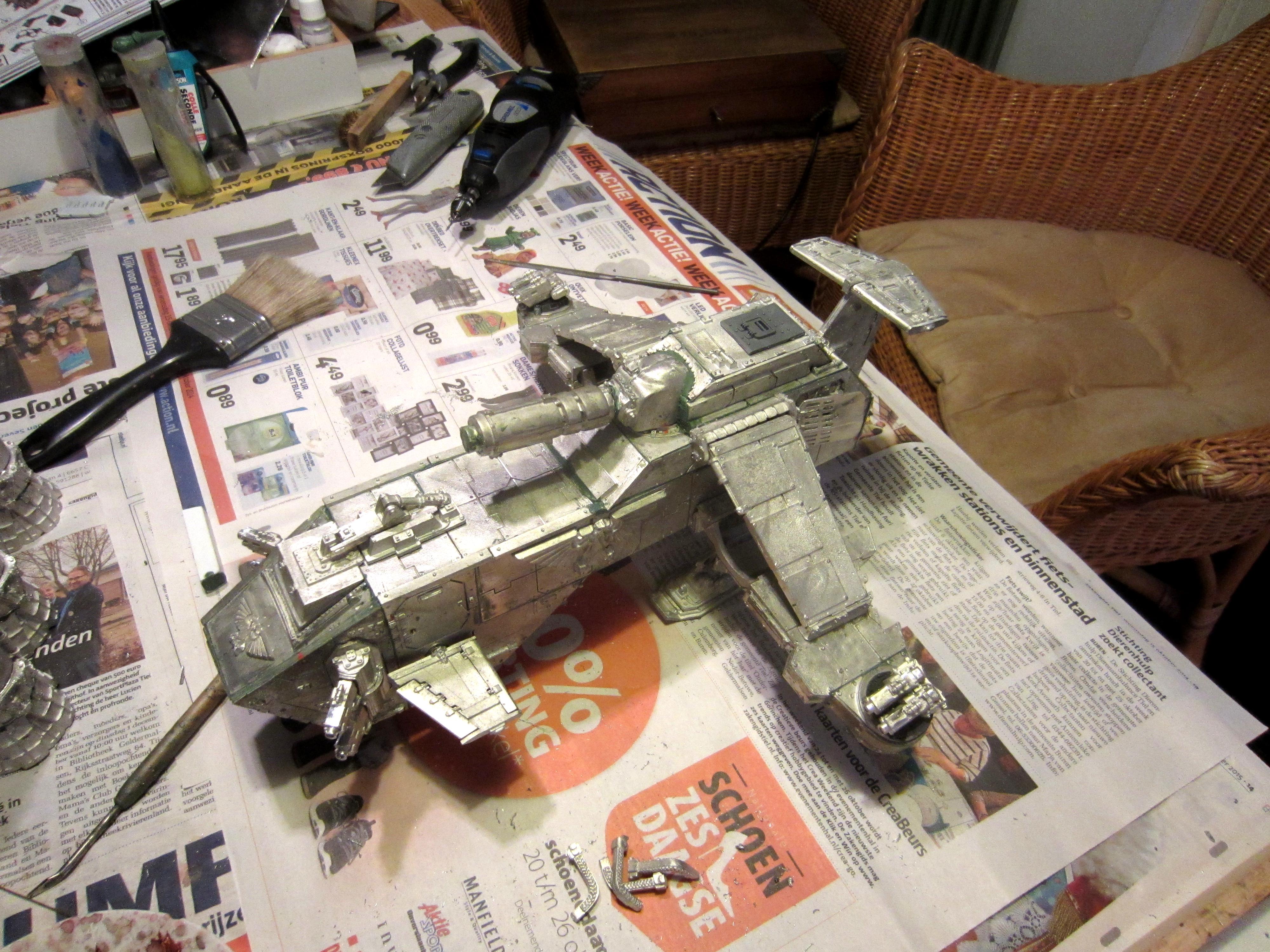 Blood Angels, Metal, Space Marines, Thunderhawk