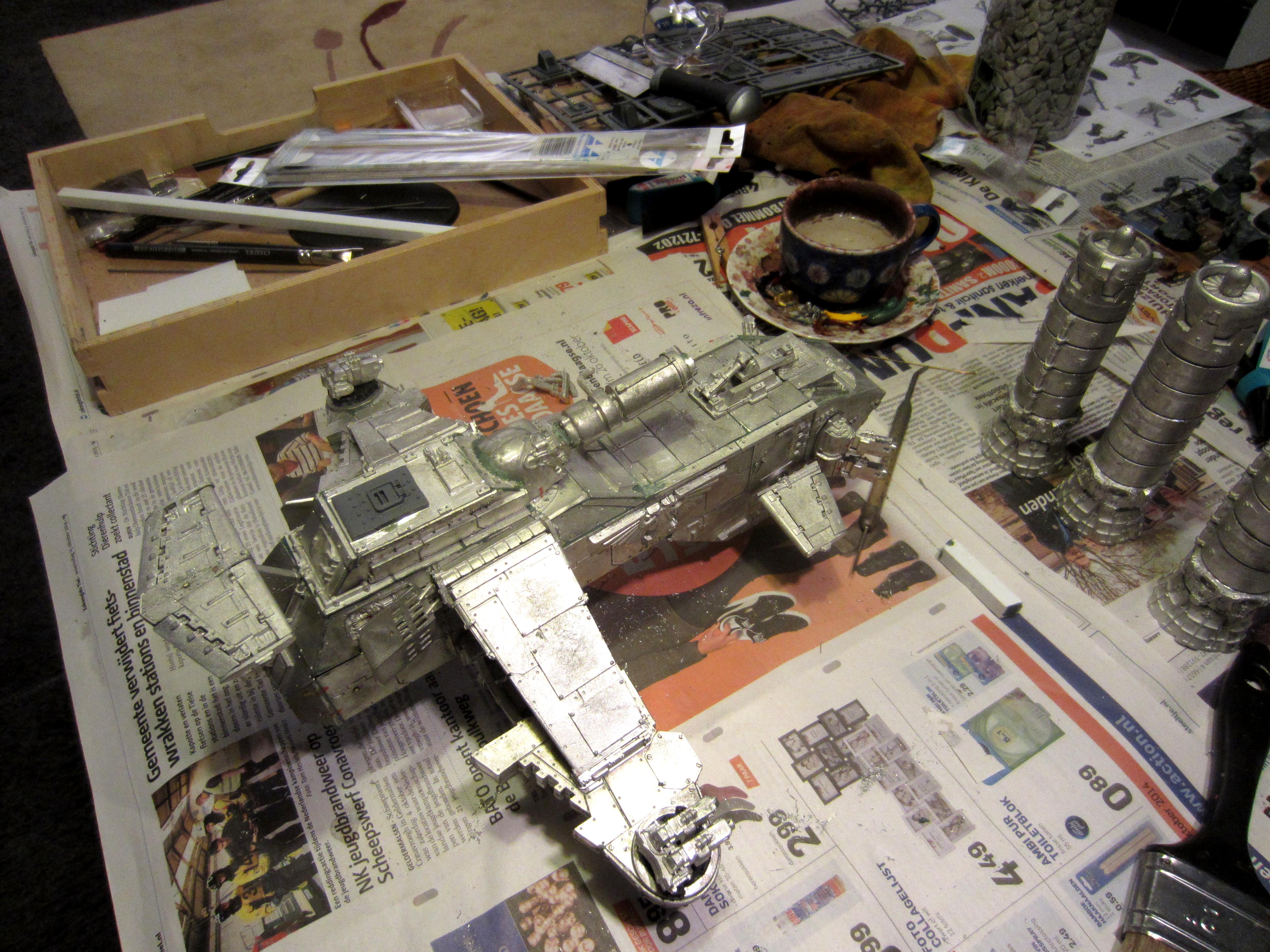 Blood Angels, Metal, Space Marines, Thunderhawk