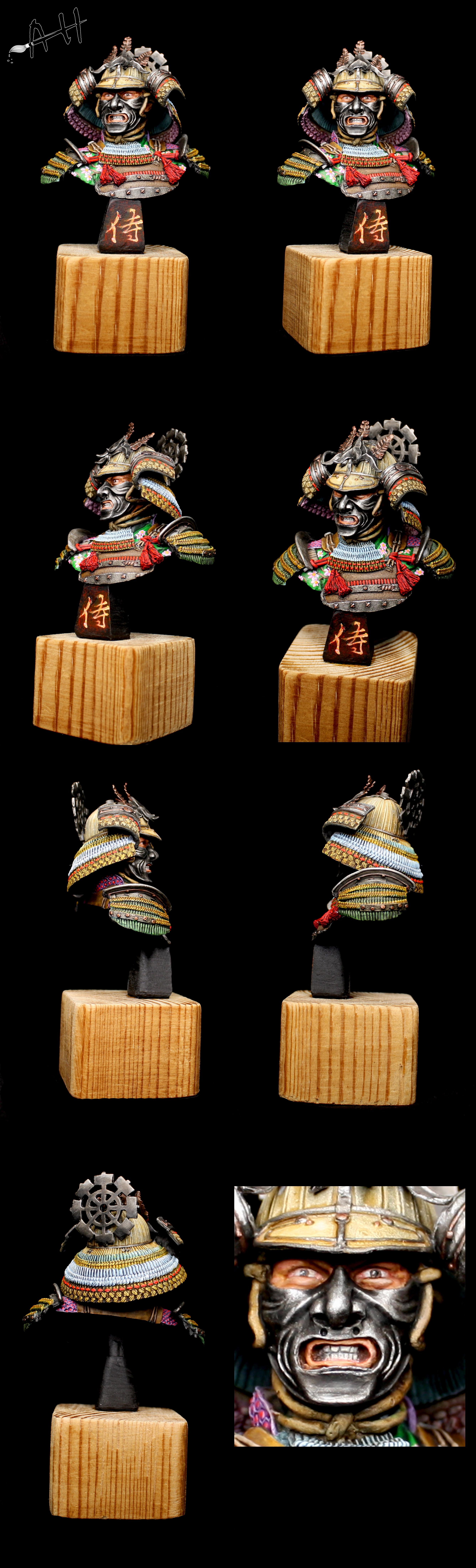 Bust, Historical, Japanese, Samurai