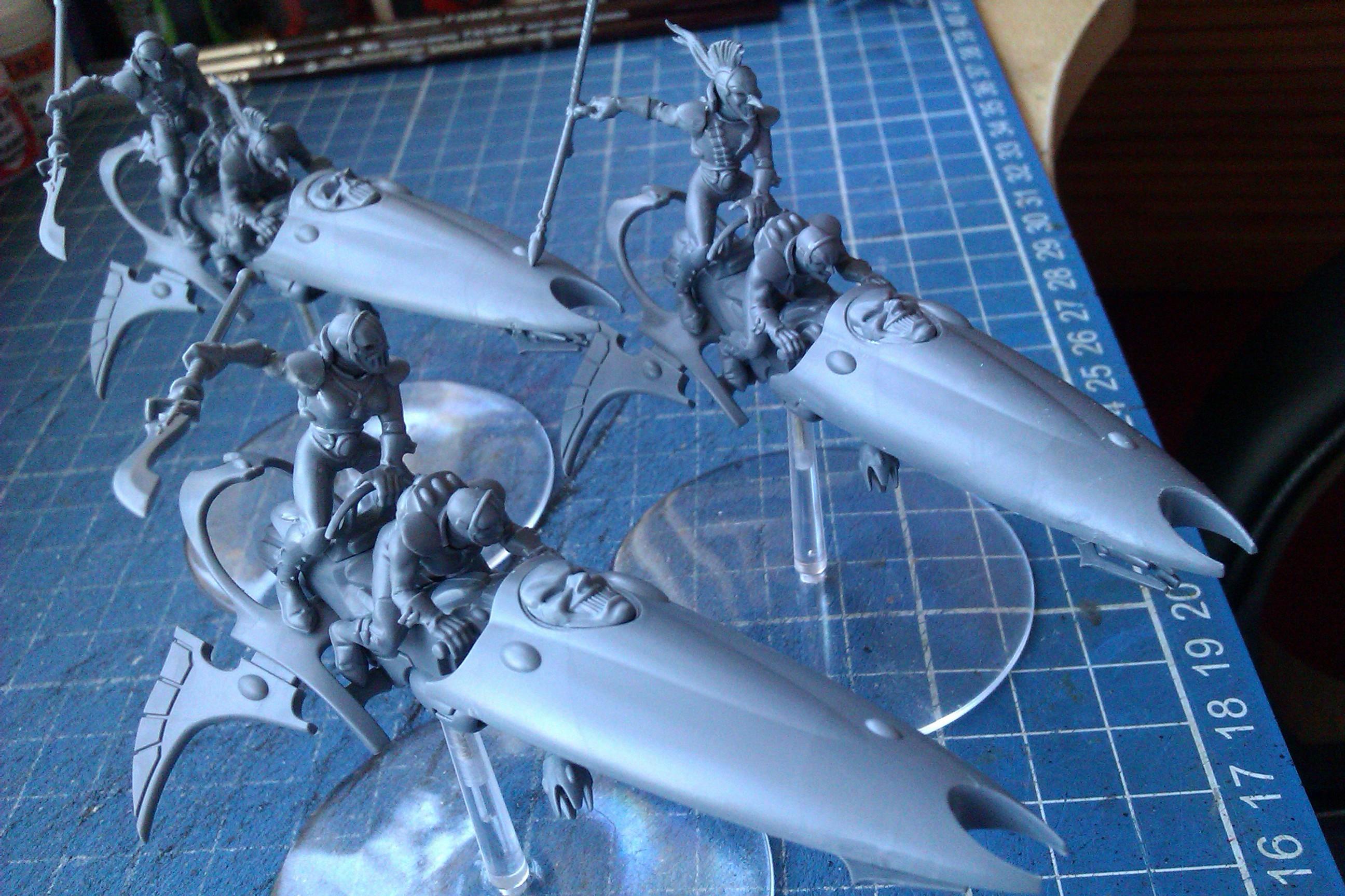 Eldar, Greyscale, Harlequins, Warhammer 40,000