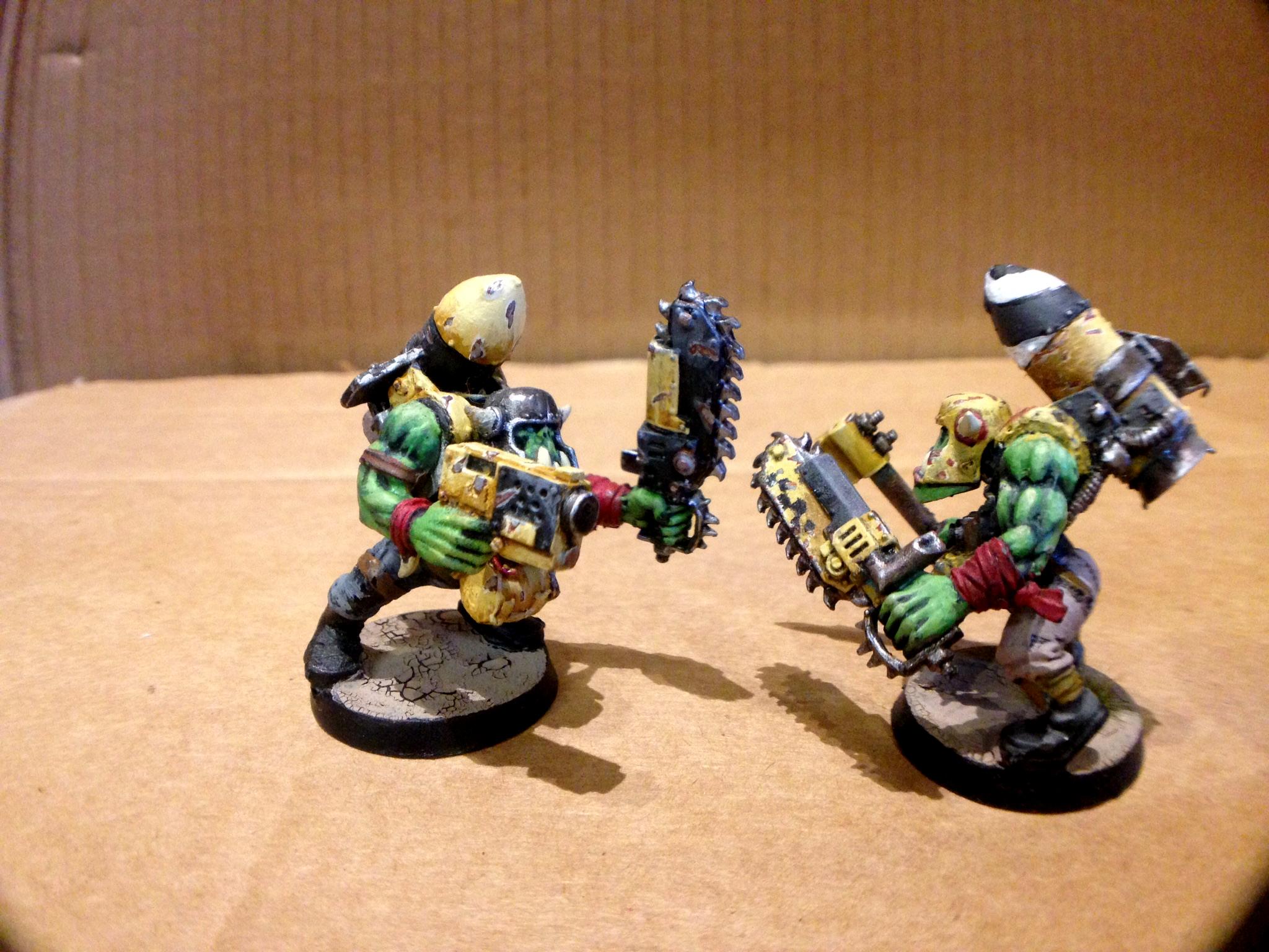 Ork Stormboyz, GW, 40K, 'Eavy Metal Style