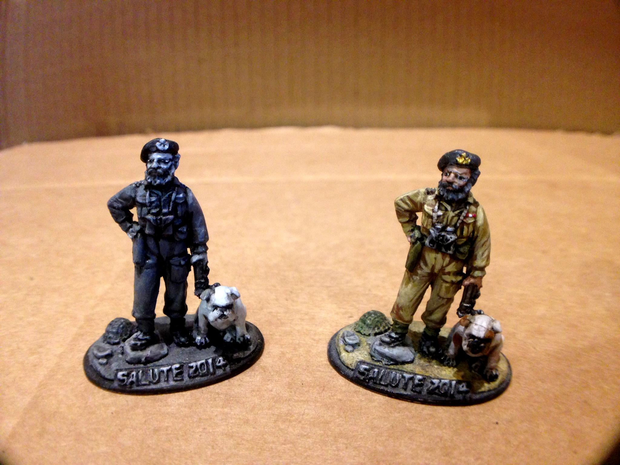 Commander Colin Douglas Maud, DSO, DSC, B&amp;W and colour, Salute 2014