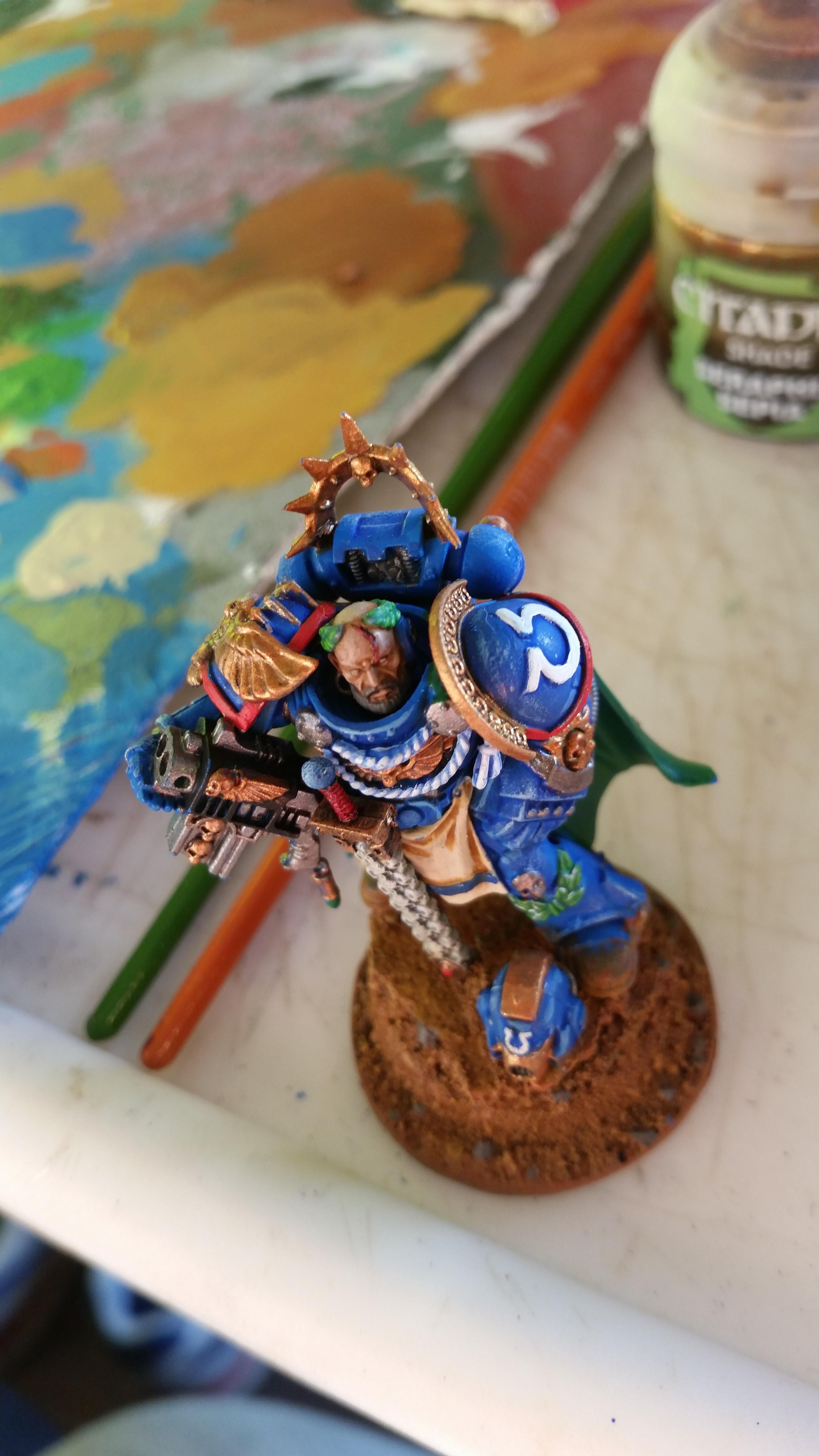 3rd Company, Commander, Smurfs, Space Marines, Ultra Marines, Ultramarines