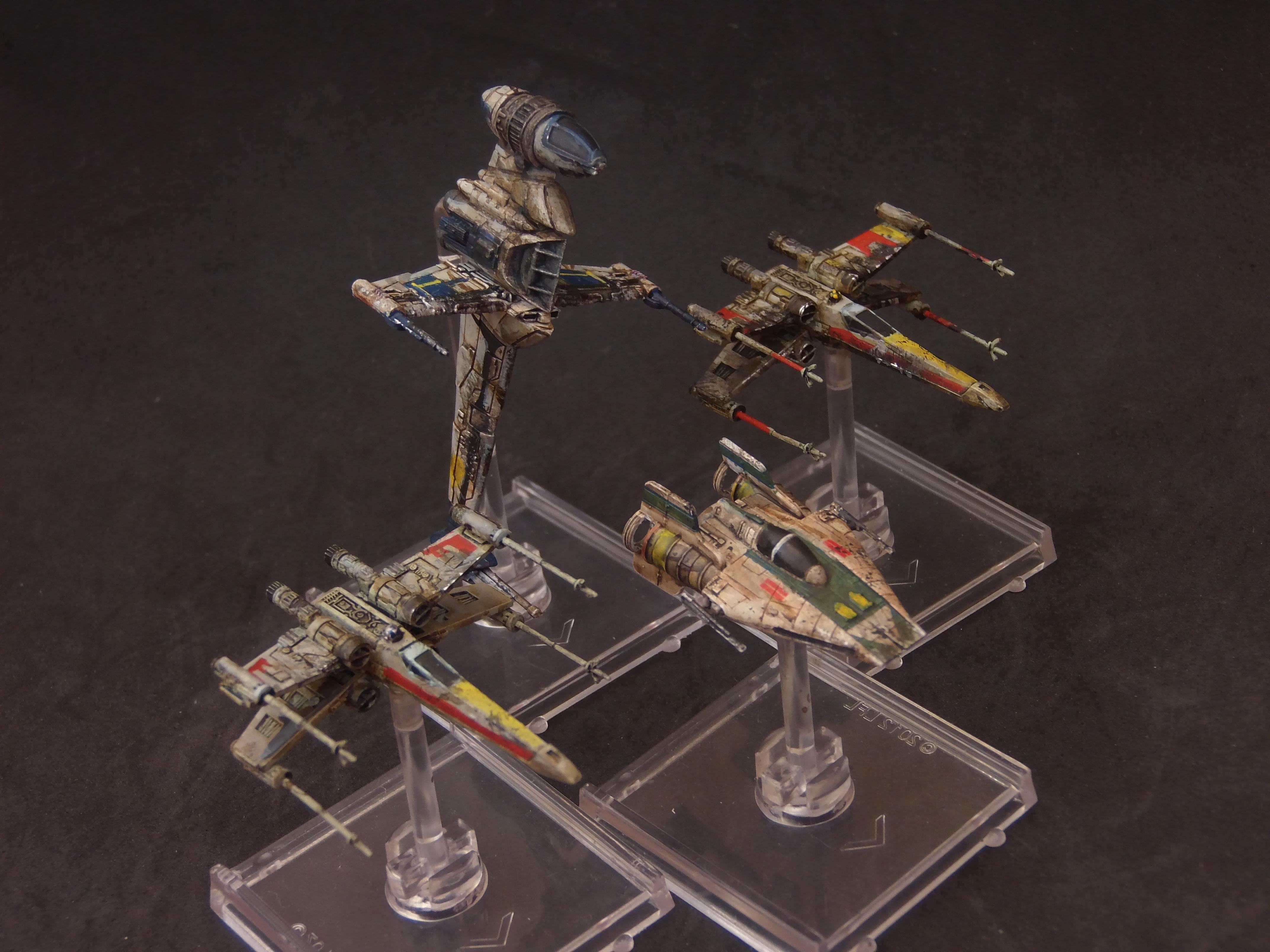 Ffg, Repaint, Star Wars, X-Wing