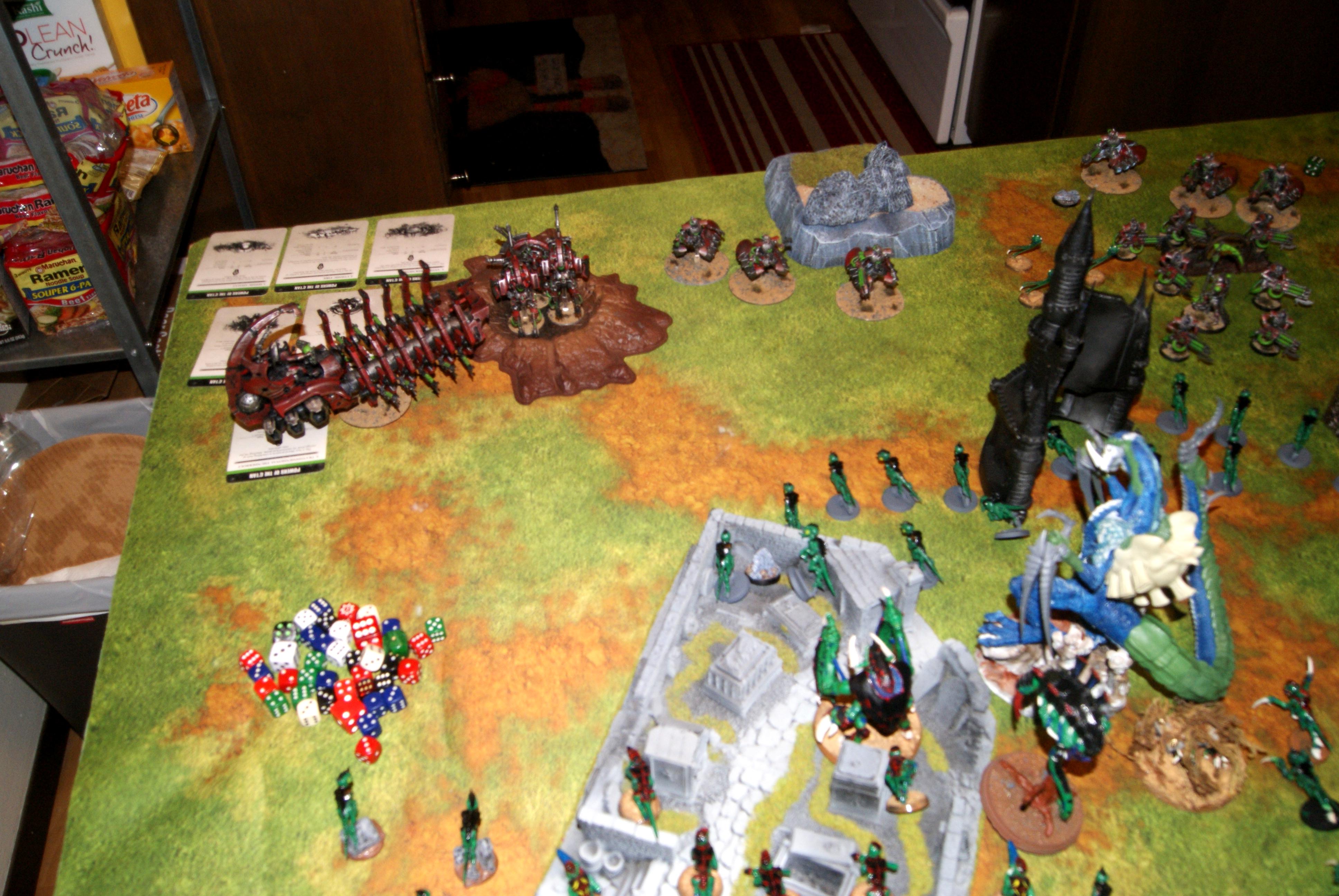T1 Nids move fast up the left flank