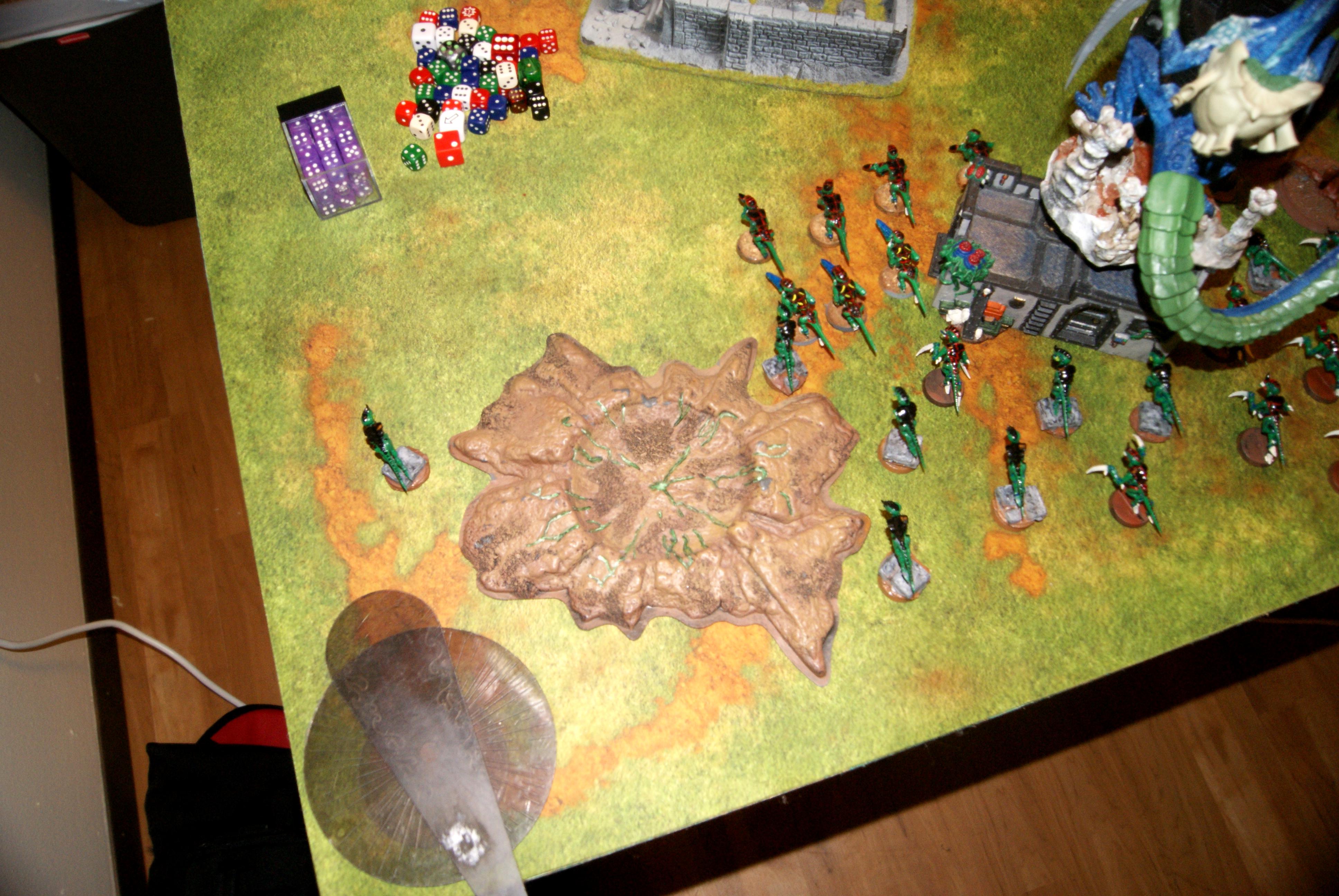 T1 Left flank gets shot up
