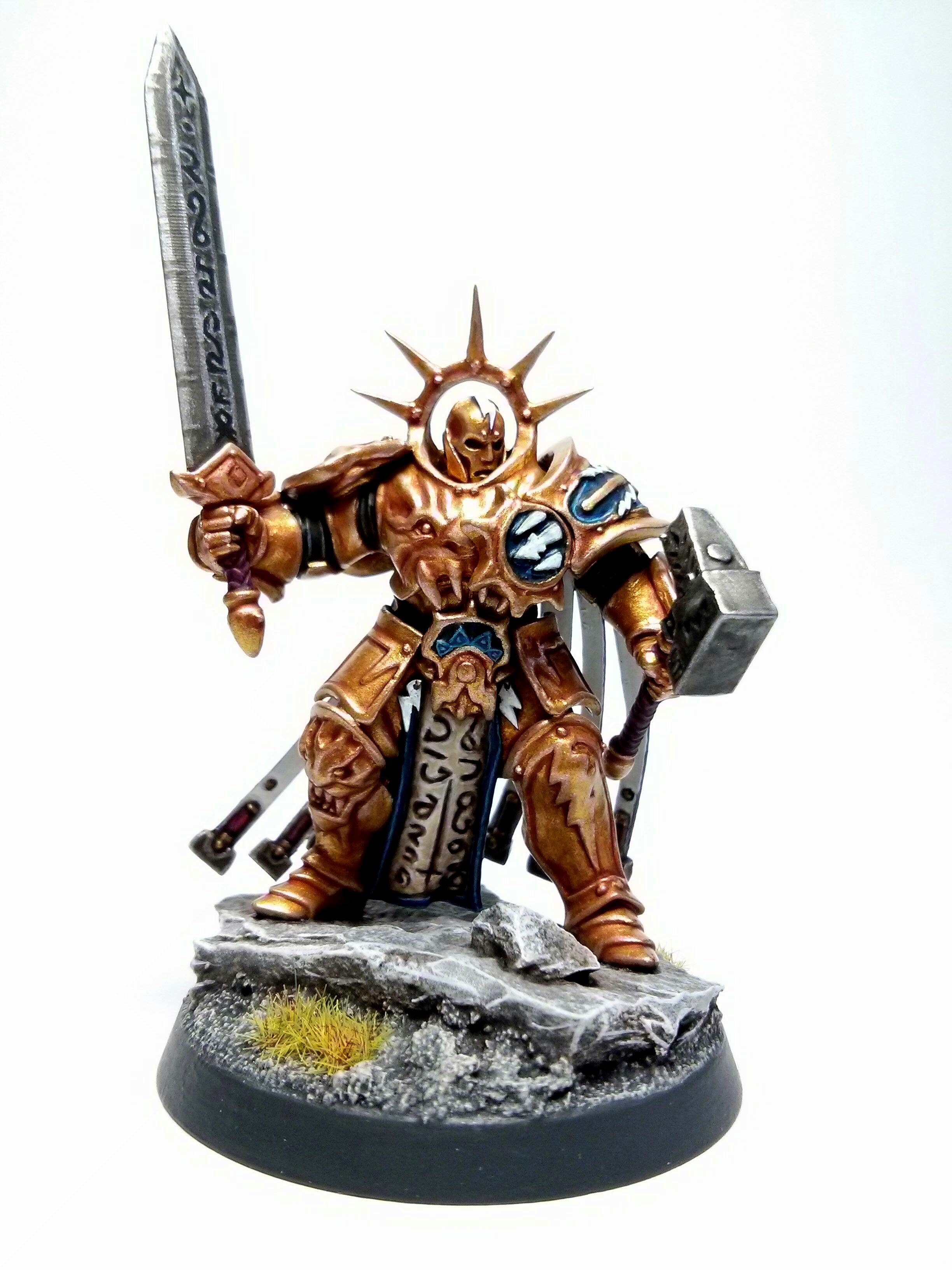 Conversion, Greenstuff, Lord Celestant, Sculpting, Stormcast Eternals