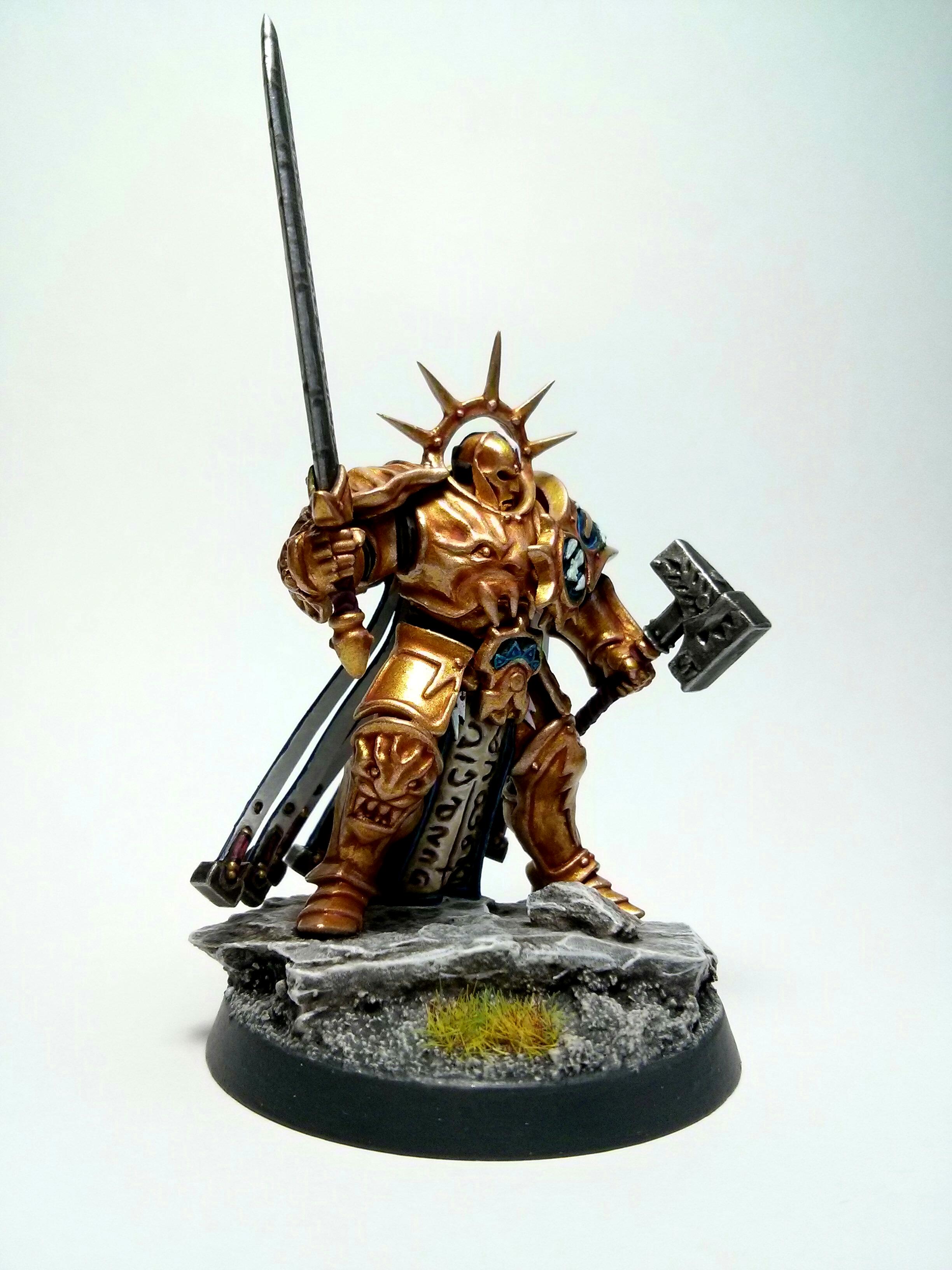 Conversion, Greenstuff, Lord Celestant, Sculpting, Stormcast Eternals