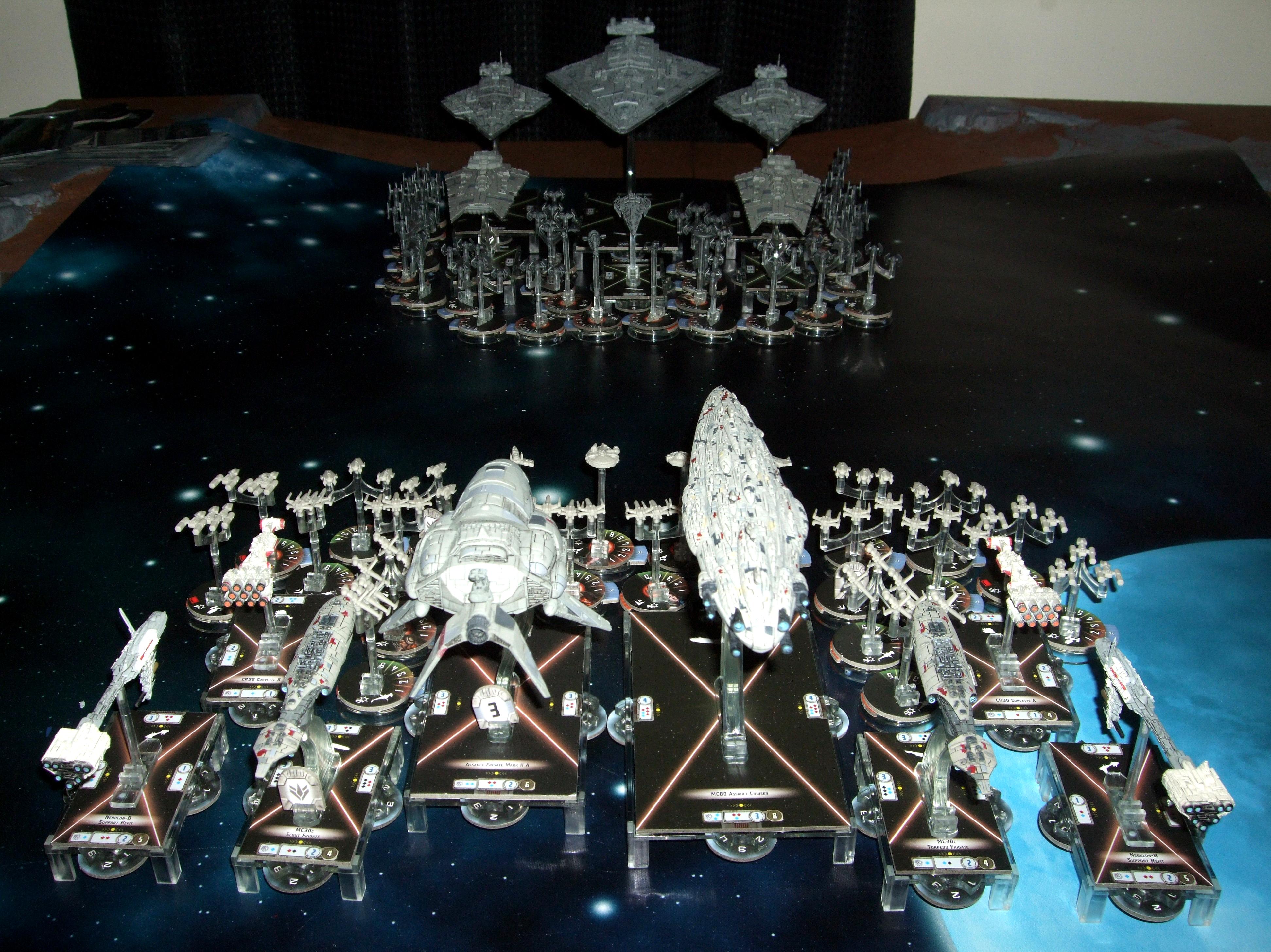 Armada, Comparison, Imperial Star Destroyer, Isd, It's A Trap, Mon Calamari, Star Wars, Star Wars Armada
