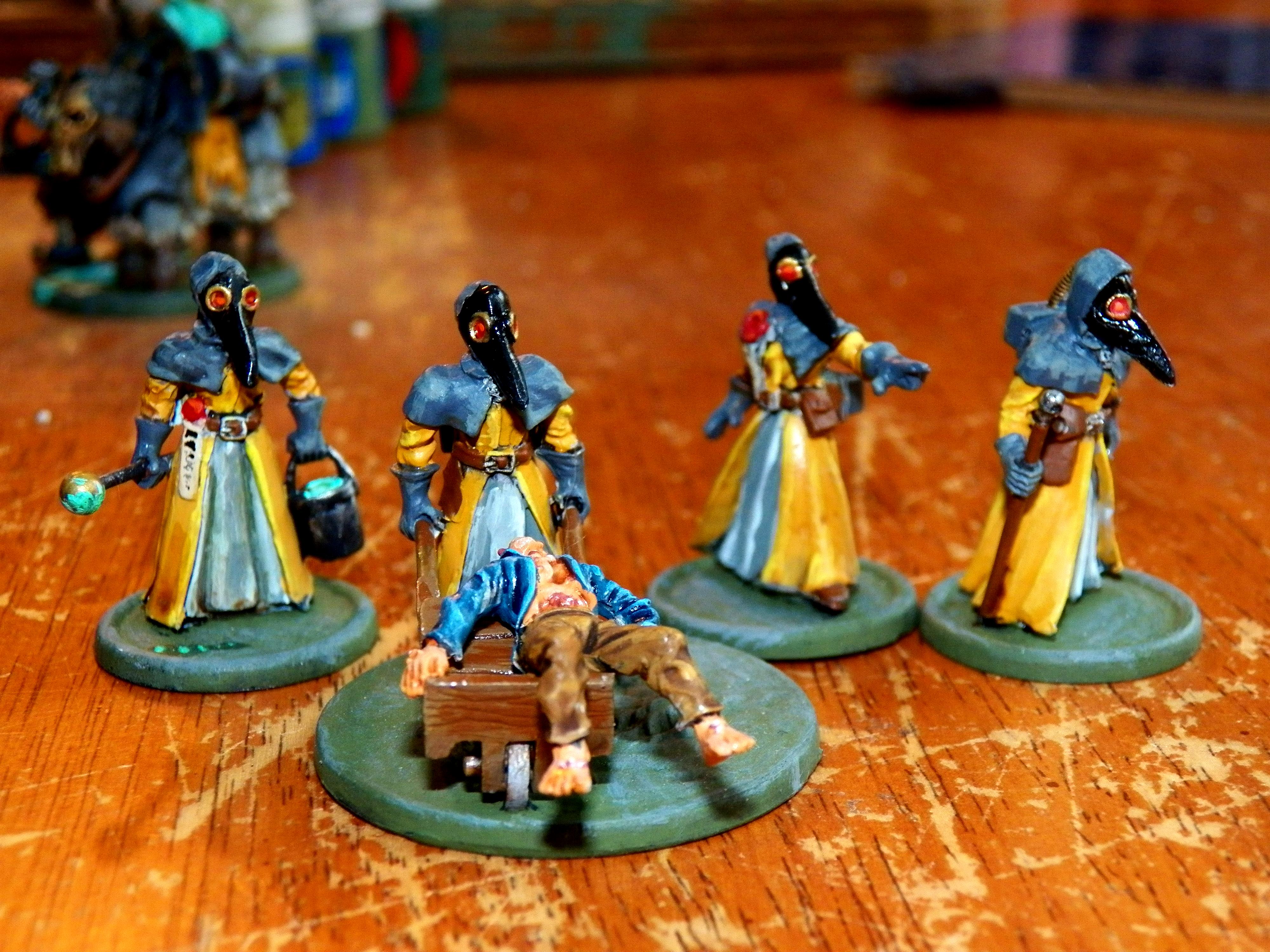 Casting Room Miniatures, Civilian, Cultist, Plague Doctor, Wargames Foundery