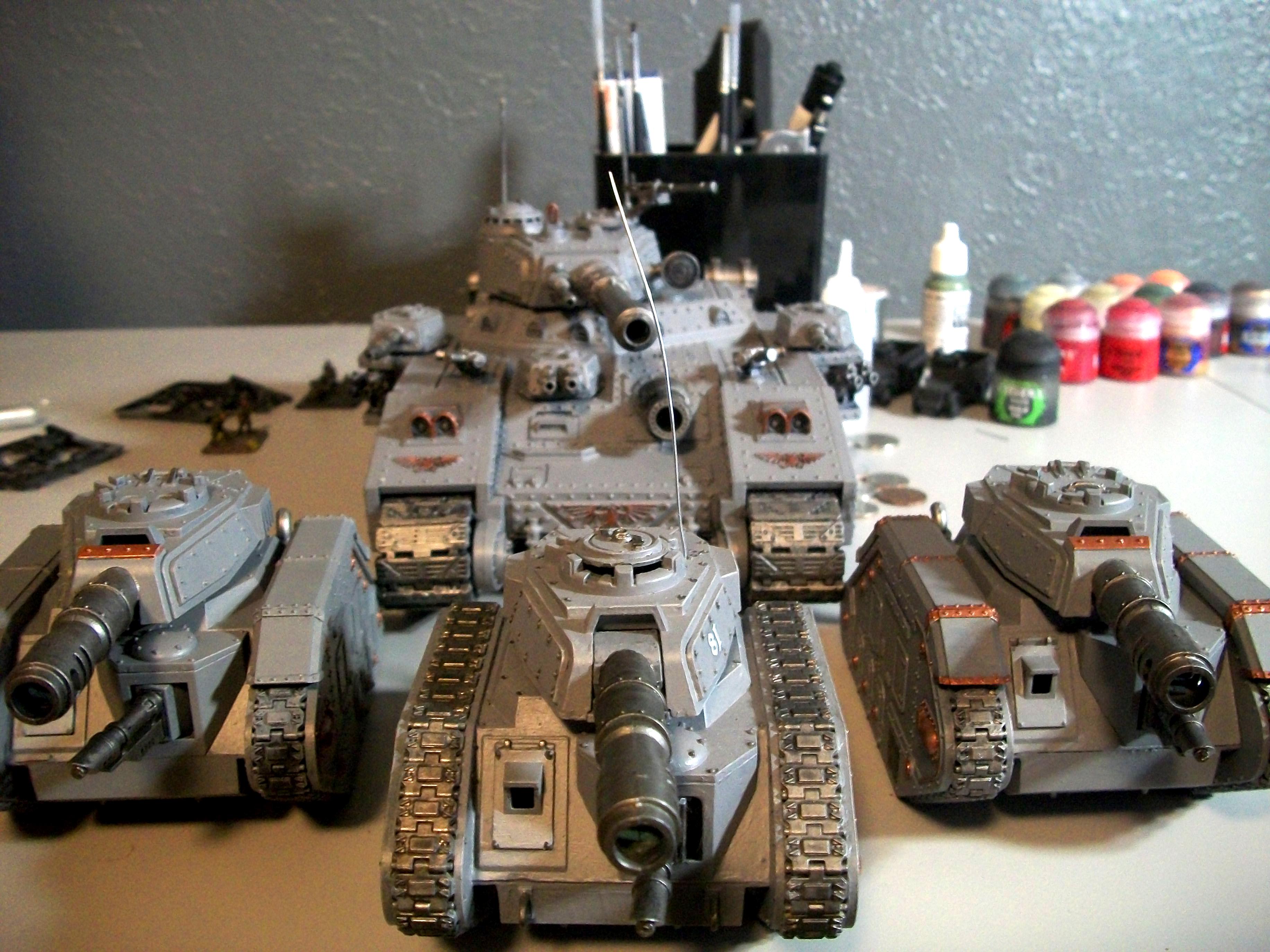 Astra Militarum, Baneblade, Grey, Imperial Guard, Leman Russ, Solar Auxilia, Tank