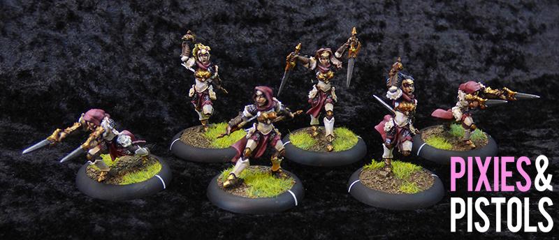 Black Widows, Daughters Of The Flame, Frontline Gaming, Miniatures, Pixiesandpistols, Privateer Press, Protectorate Of Menoth, Wargaming, Warmachine