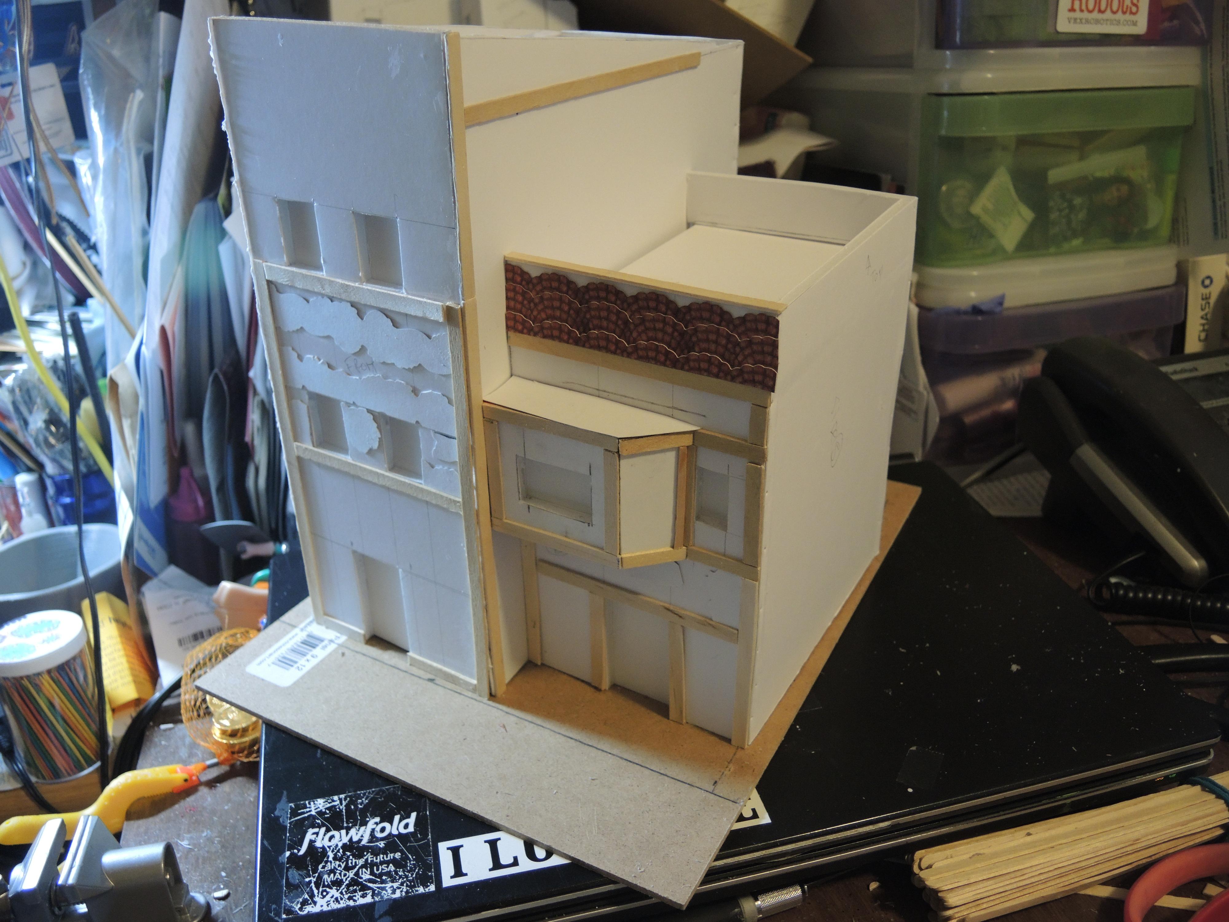 Conjoined, Residential, Terrain, Waaazag, Warhammer 40,000, Work In Progress
