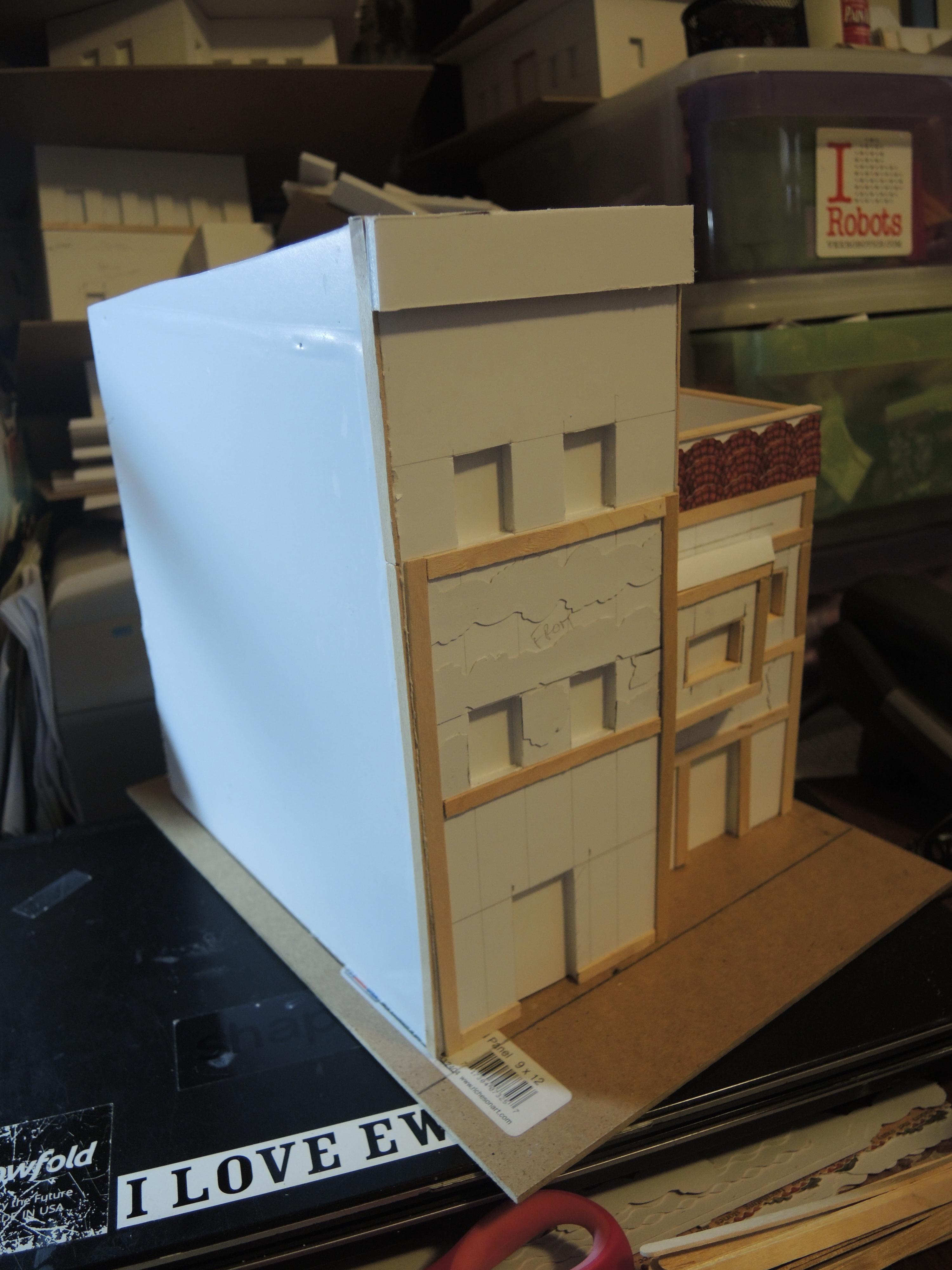 Commission, Commissioned, Game Table, Infinity, Residential, Road, Ruins, Scratch Build, Terrain, Waaazag, Warhammer 40,000, Work In Progress