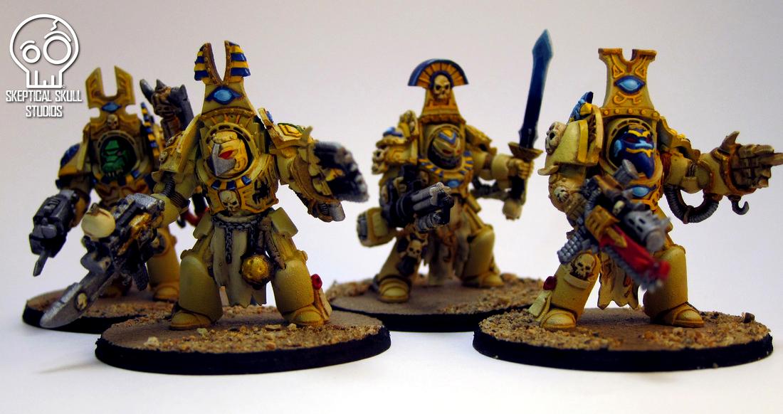 Chaos, Chaos Space Marines, Terminator Armor, Thousand Sons