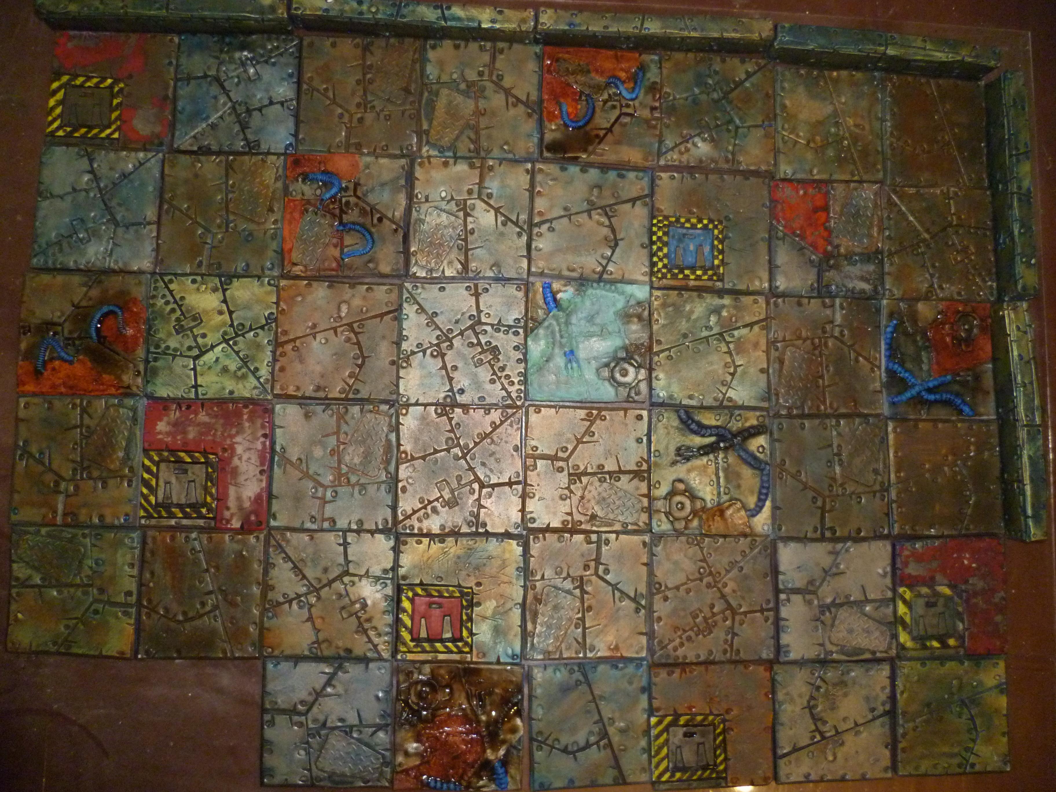 Orky Space hulk tiles