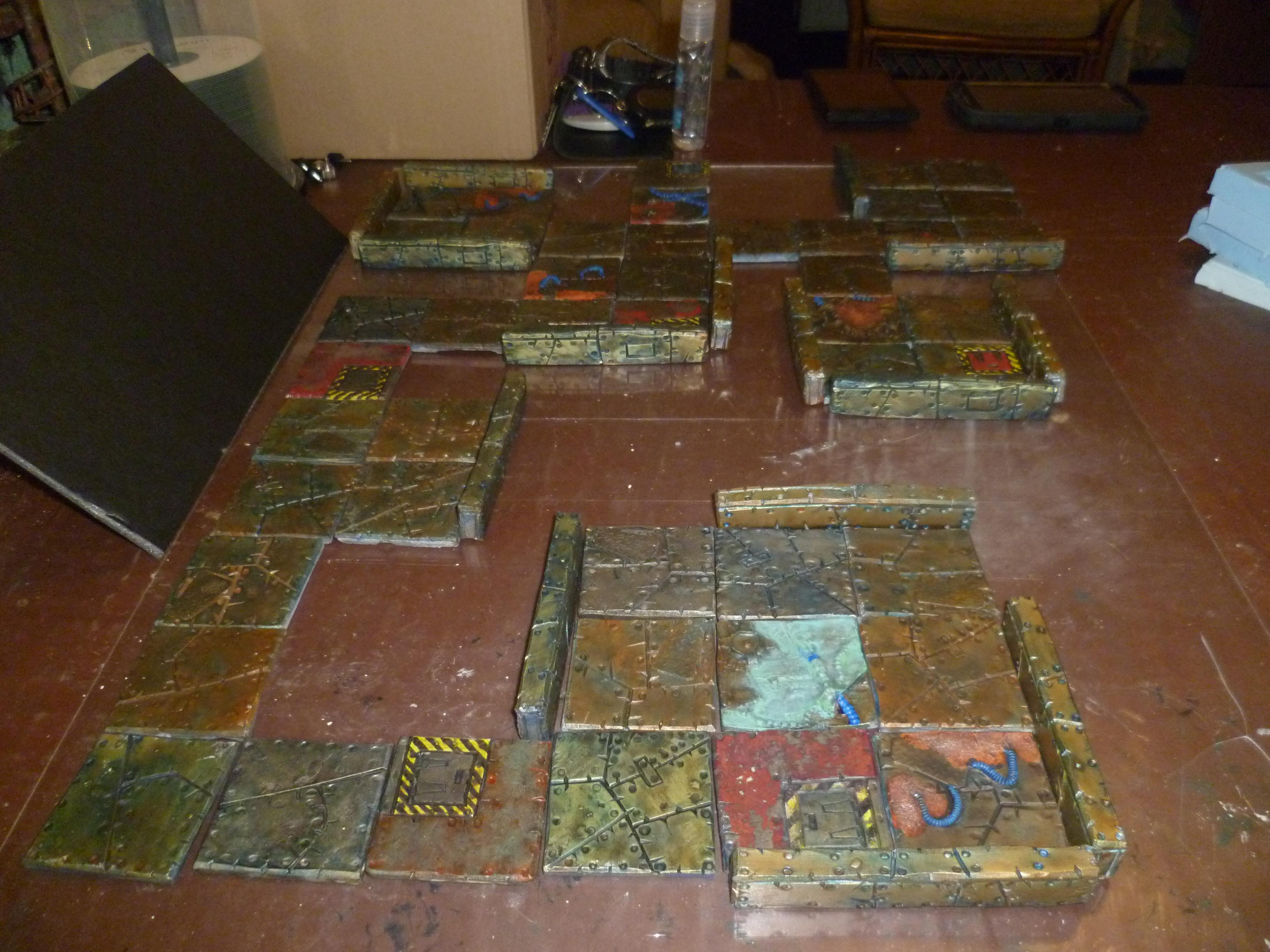 Orky Space hulk tiles