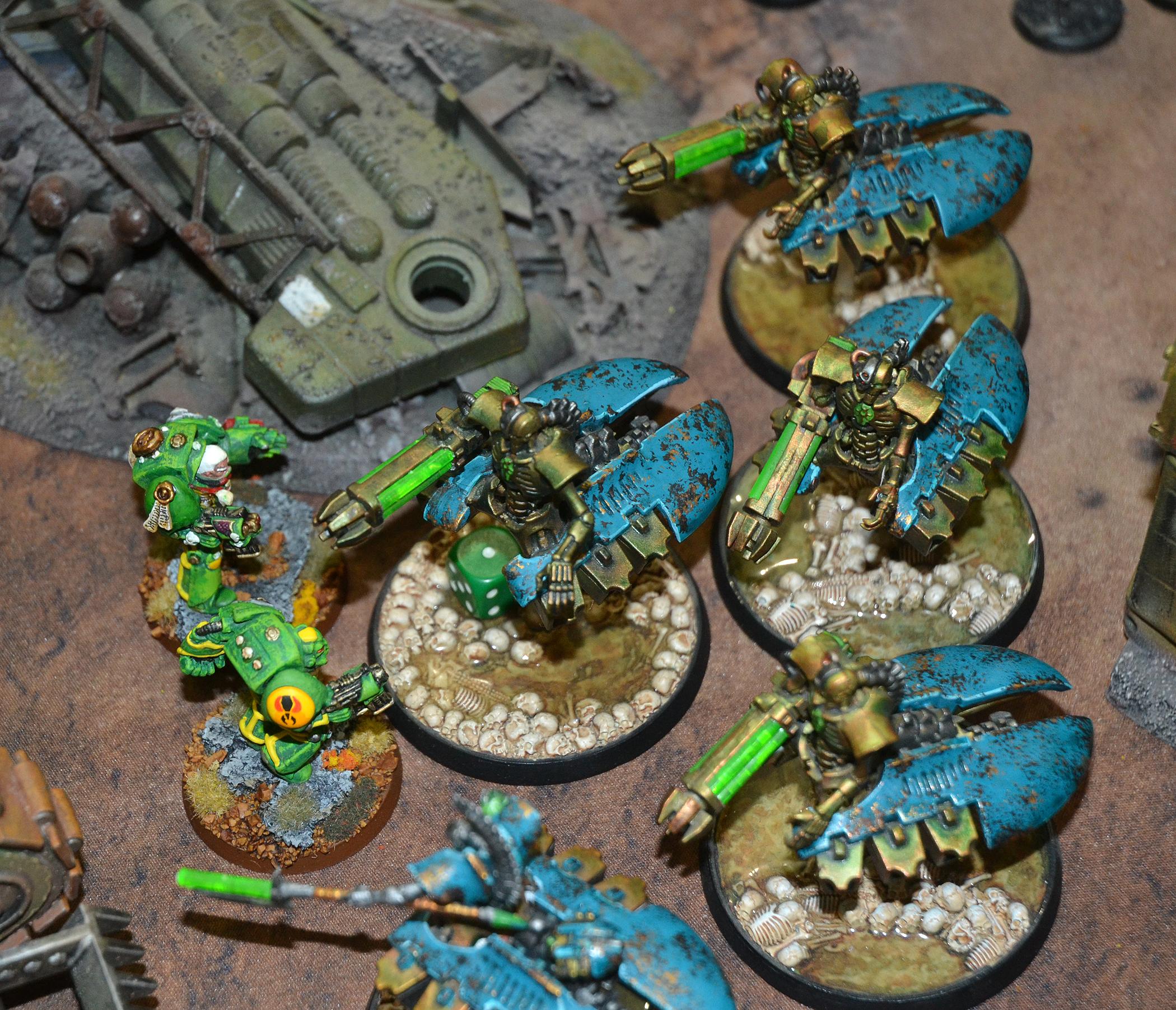 Battle Report, Mantis Warriors, Necrons, Space Marines, Warhammer 40,000
