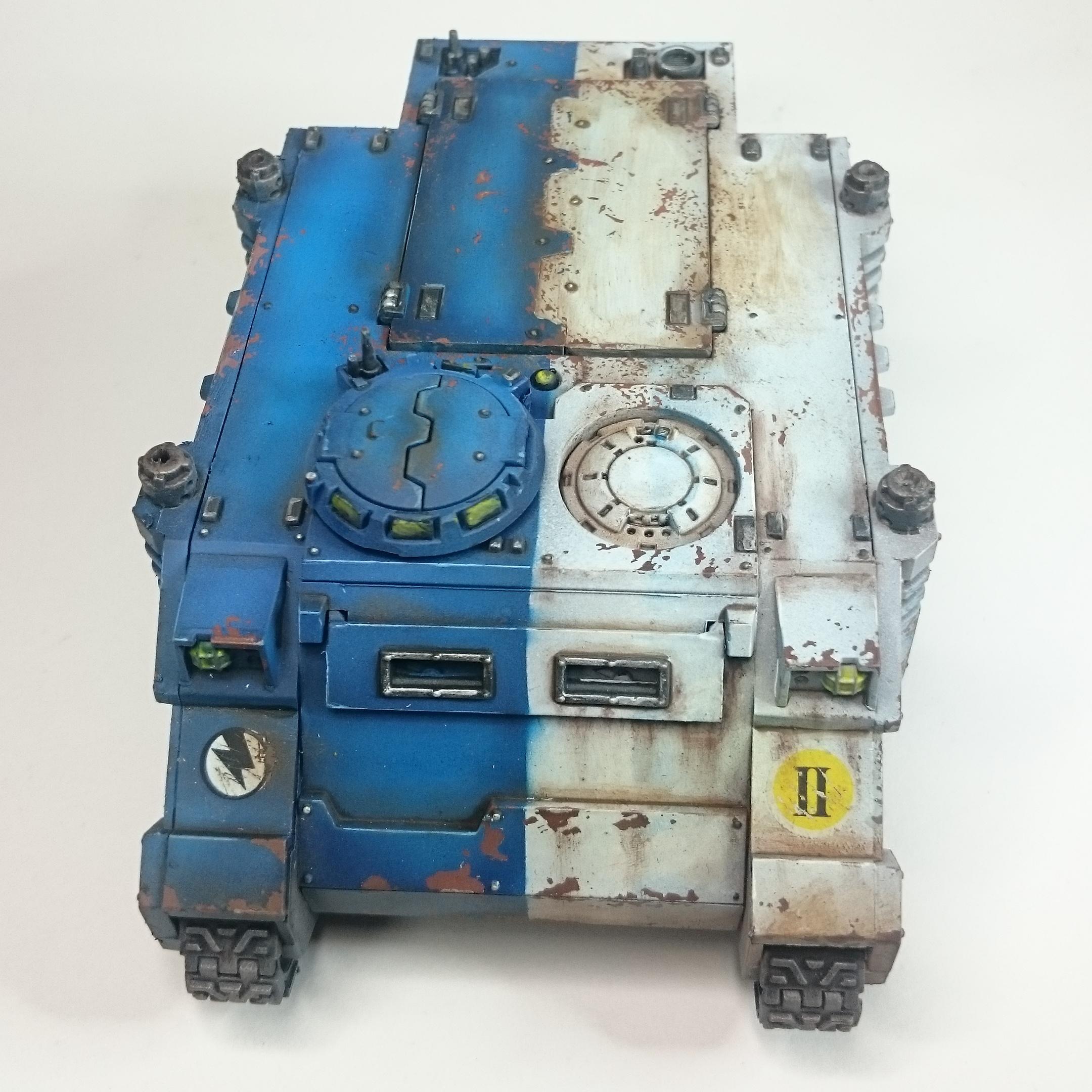 Eagle Warriors, Rhino, Space Marines, Weathered