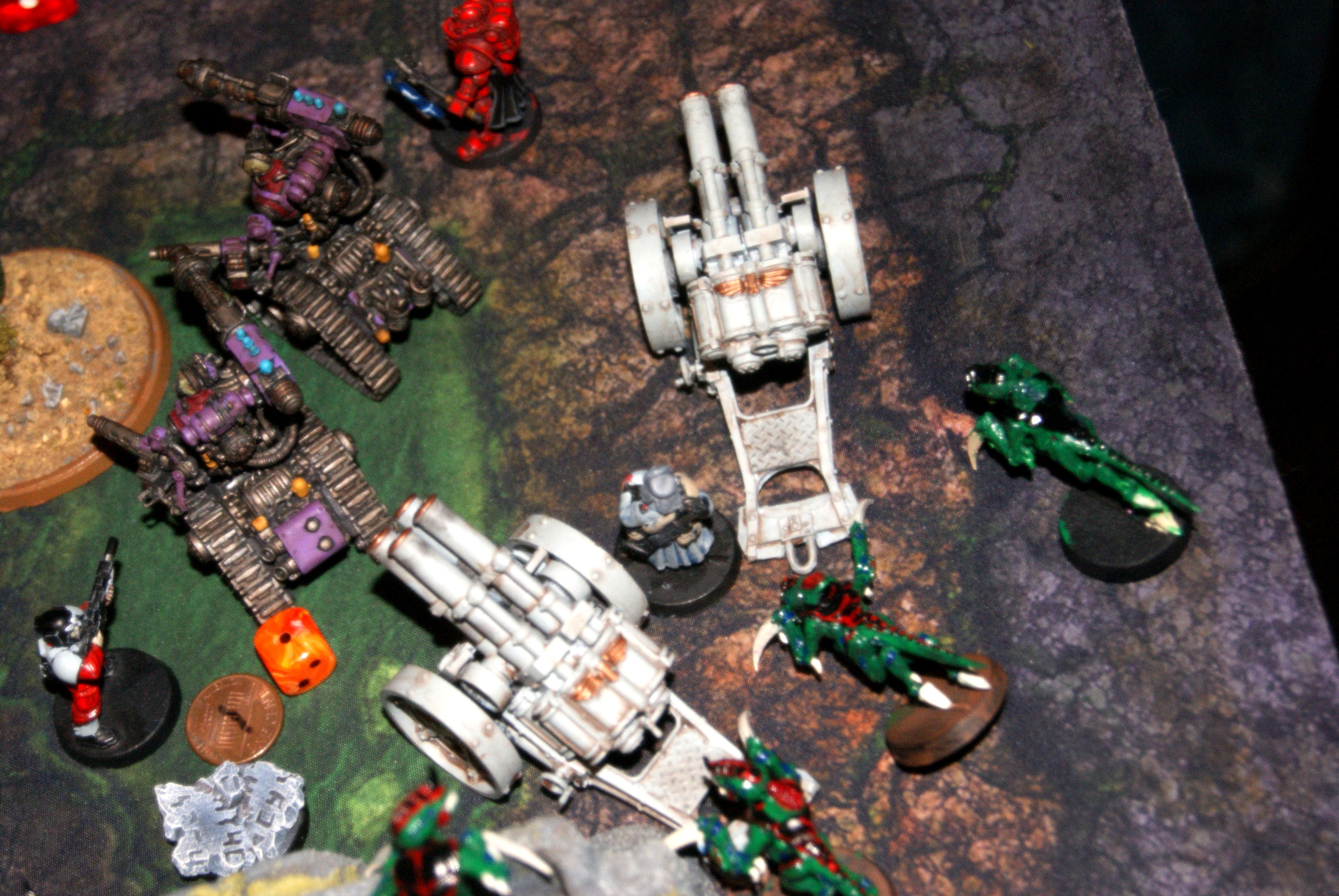 Three gaunts slaughter the guns