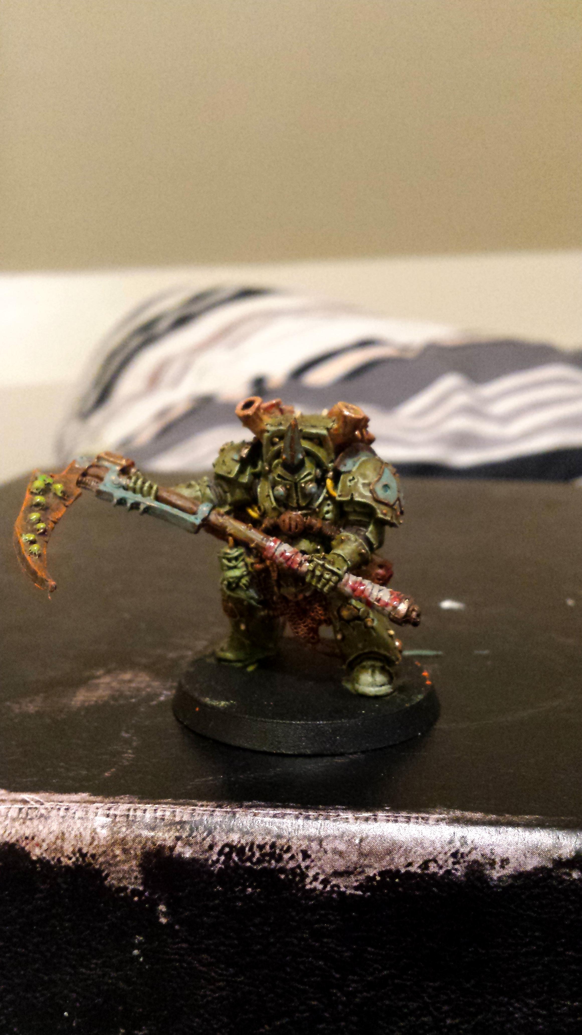 Chaos, Herald, Nurgle, Space Marines, Terminator Armor, The Traveller, Typhus