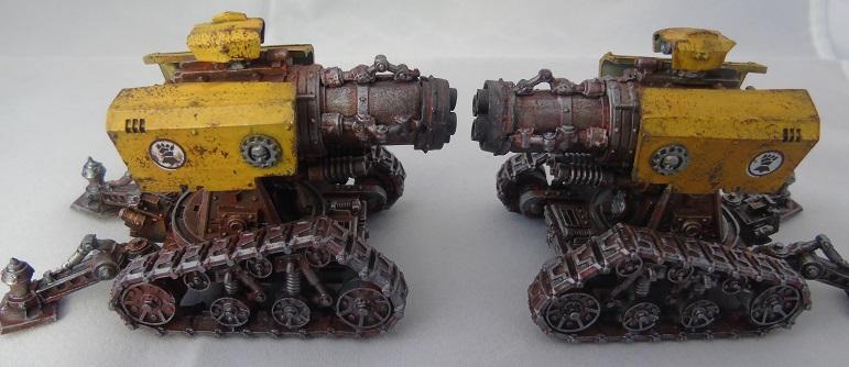Adepus Astartes, Battle Damage, City, Imperial Fists, Rubble, Ruins, Space Marines, Thunderfire Cannon, Urban, Weathered, Yellow