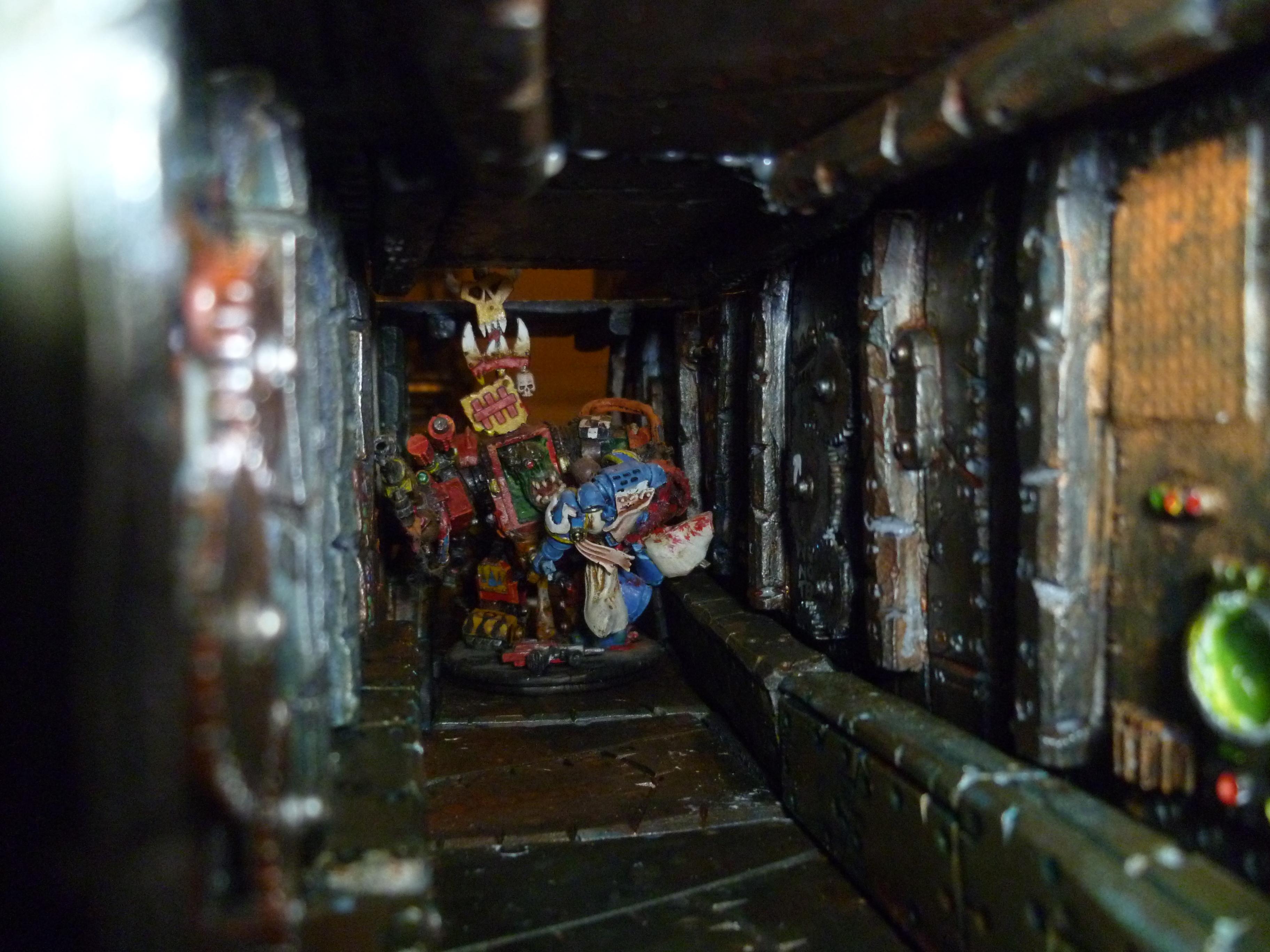 Corridor, Marine Abuse, Orks, Space Hulk, Terrain