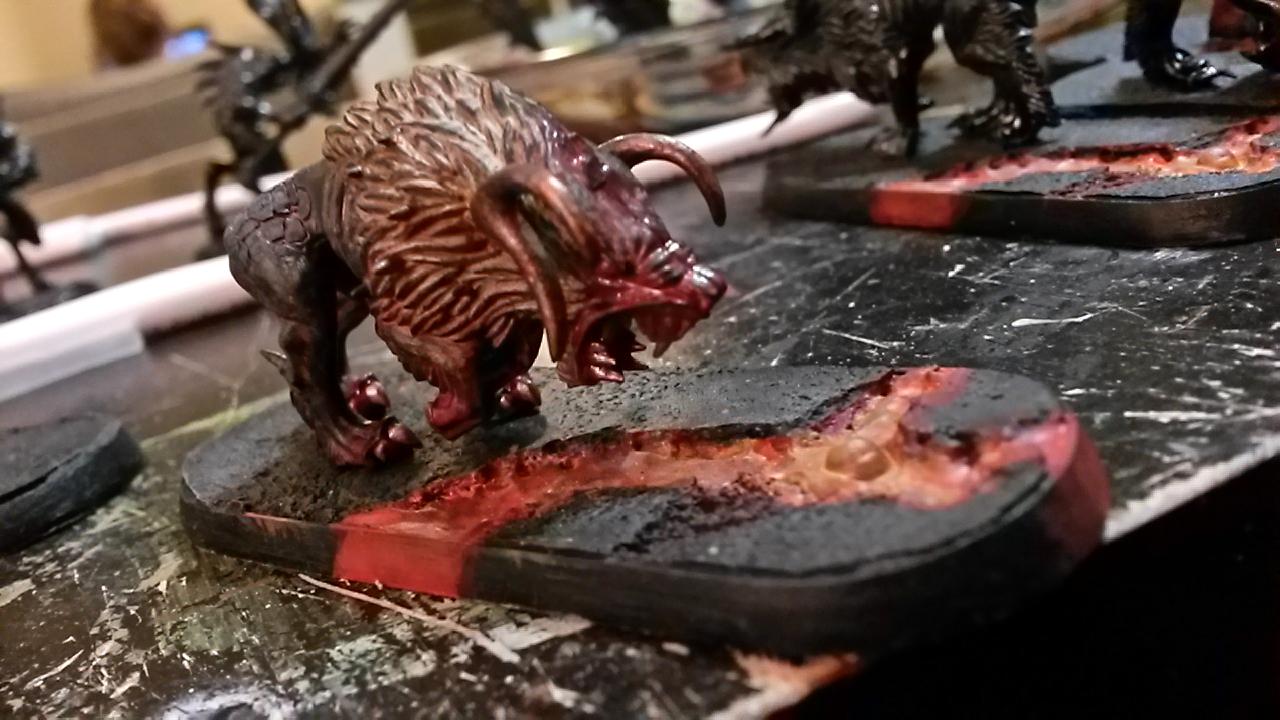 Dog, Khorne, Lava