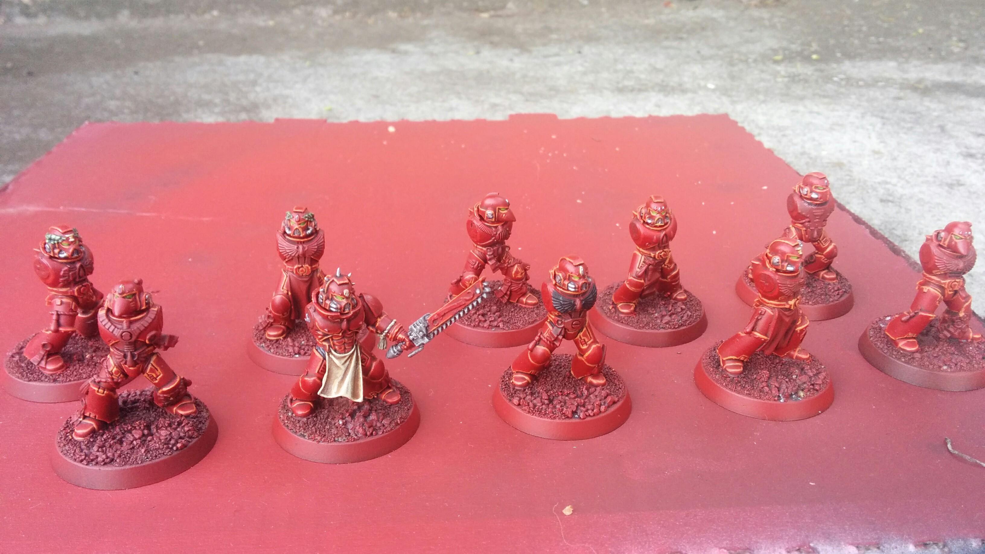 Blood Angels, Tactical Squad, Work In Progress
