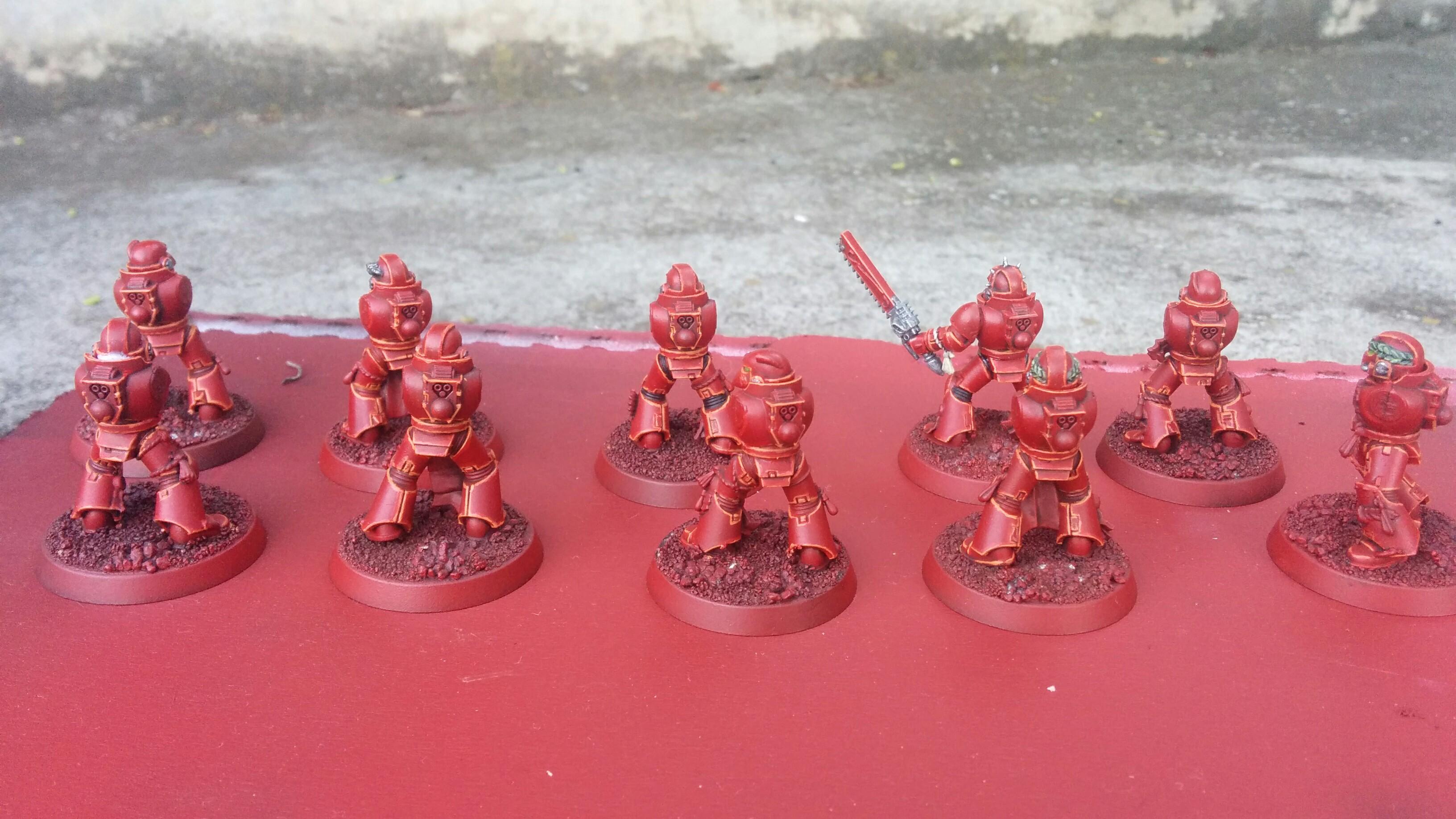 Blood Angels, Tactical Squad, Work In Progress