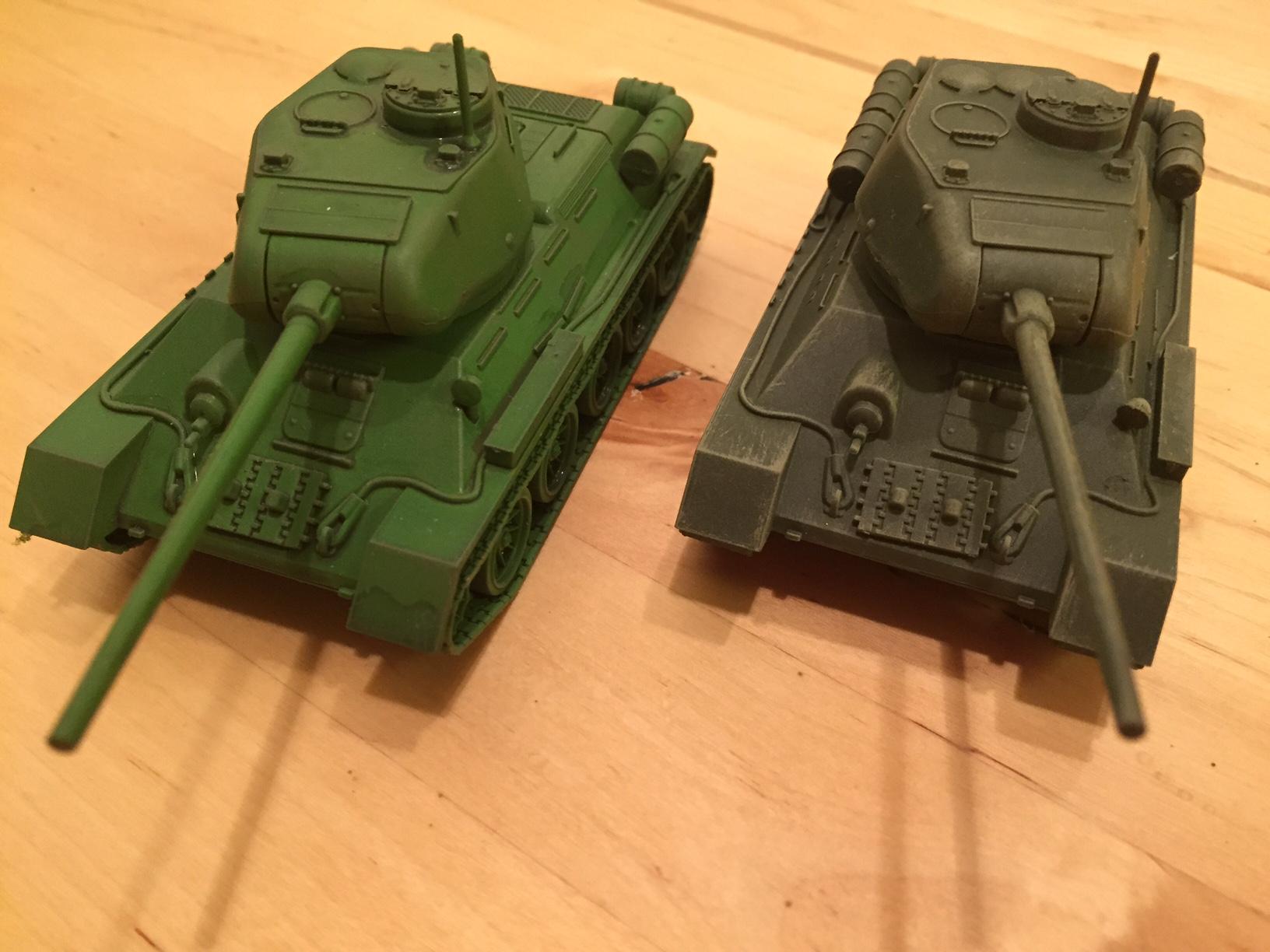 T-34/85s