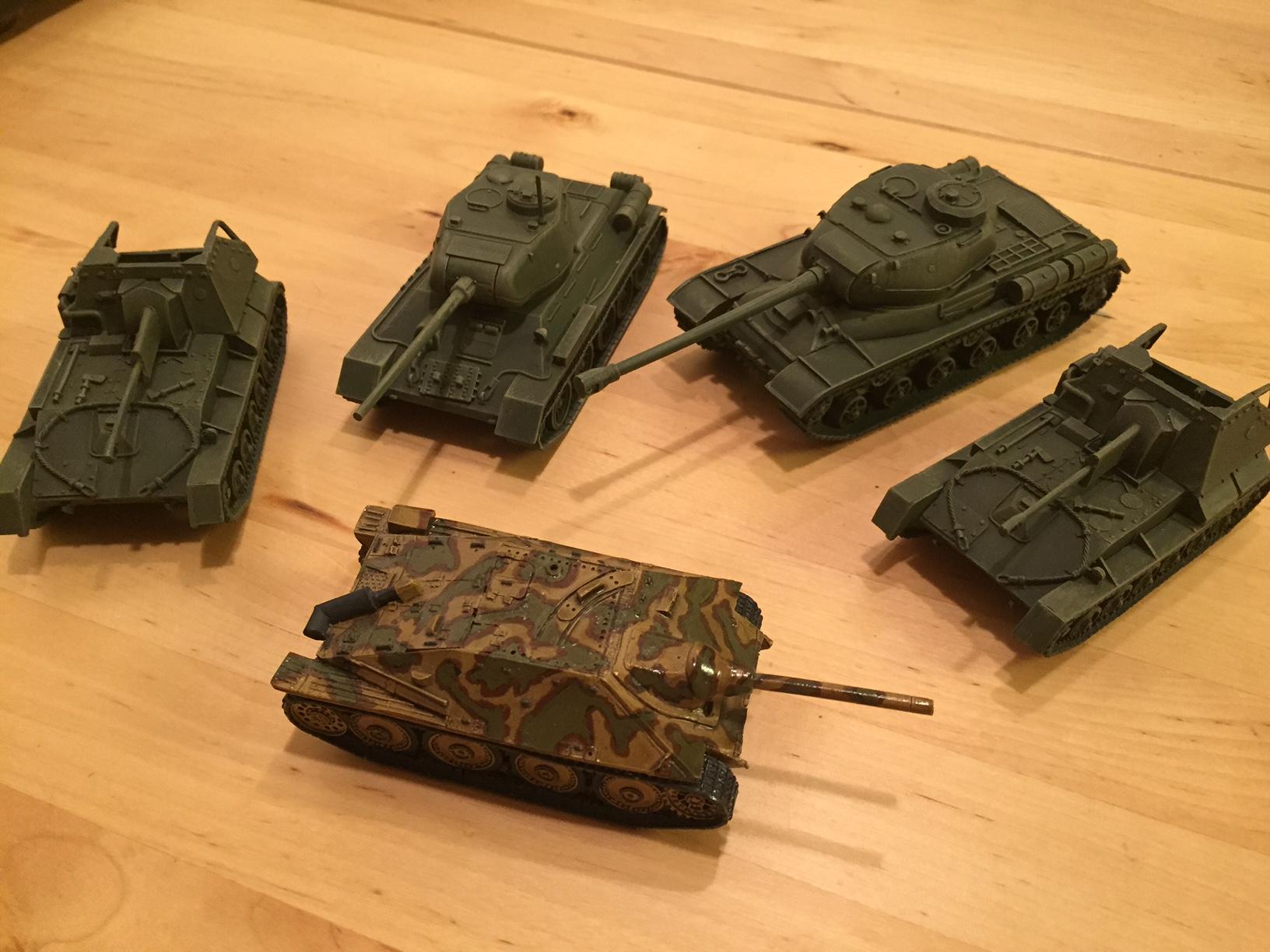 Russian AFVs + Hetzer