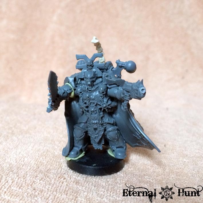 Chaos, Chaos Lord, Chaos Space Marines, Conversion, Dark Vengeance, Khorne, Khorne's Eternal Hunt, Kitbash, Kranon, Warhammer 40,000, Work In Progress, World Eaters