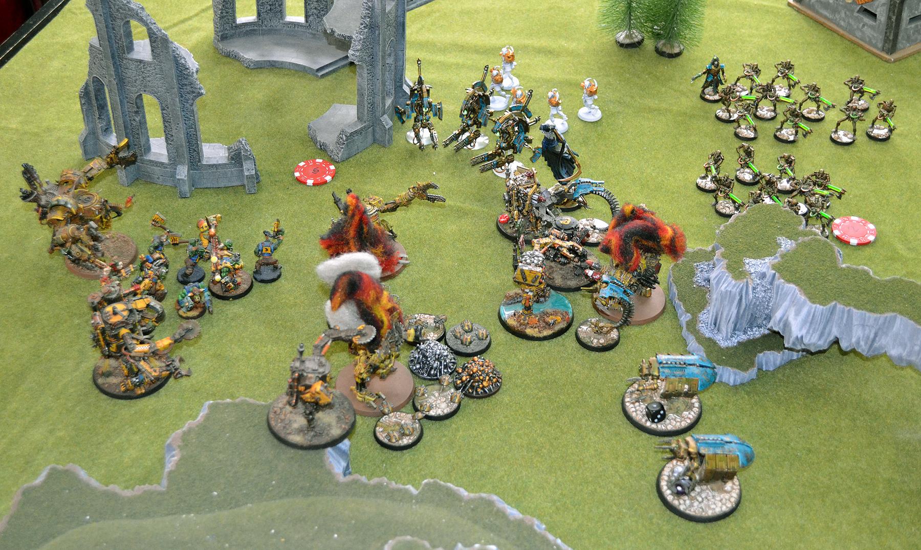 Battle Report, Necrons, Orks, Warhammer 40,000