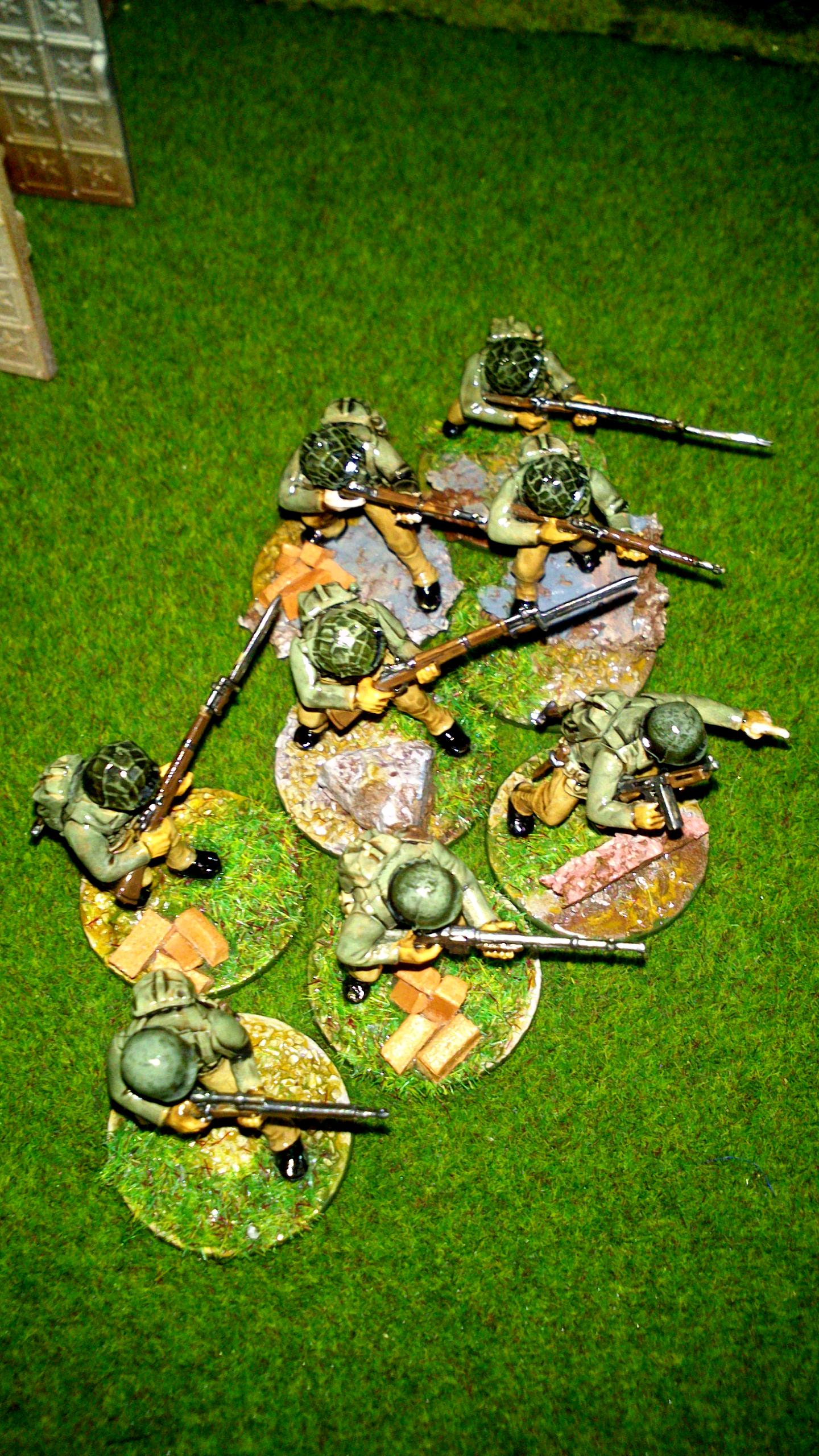America, Bolt Action, Germans, Heer, Infantry, Painted, Panthers, Sherman, Tank, Waffen, Warlord