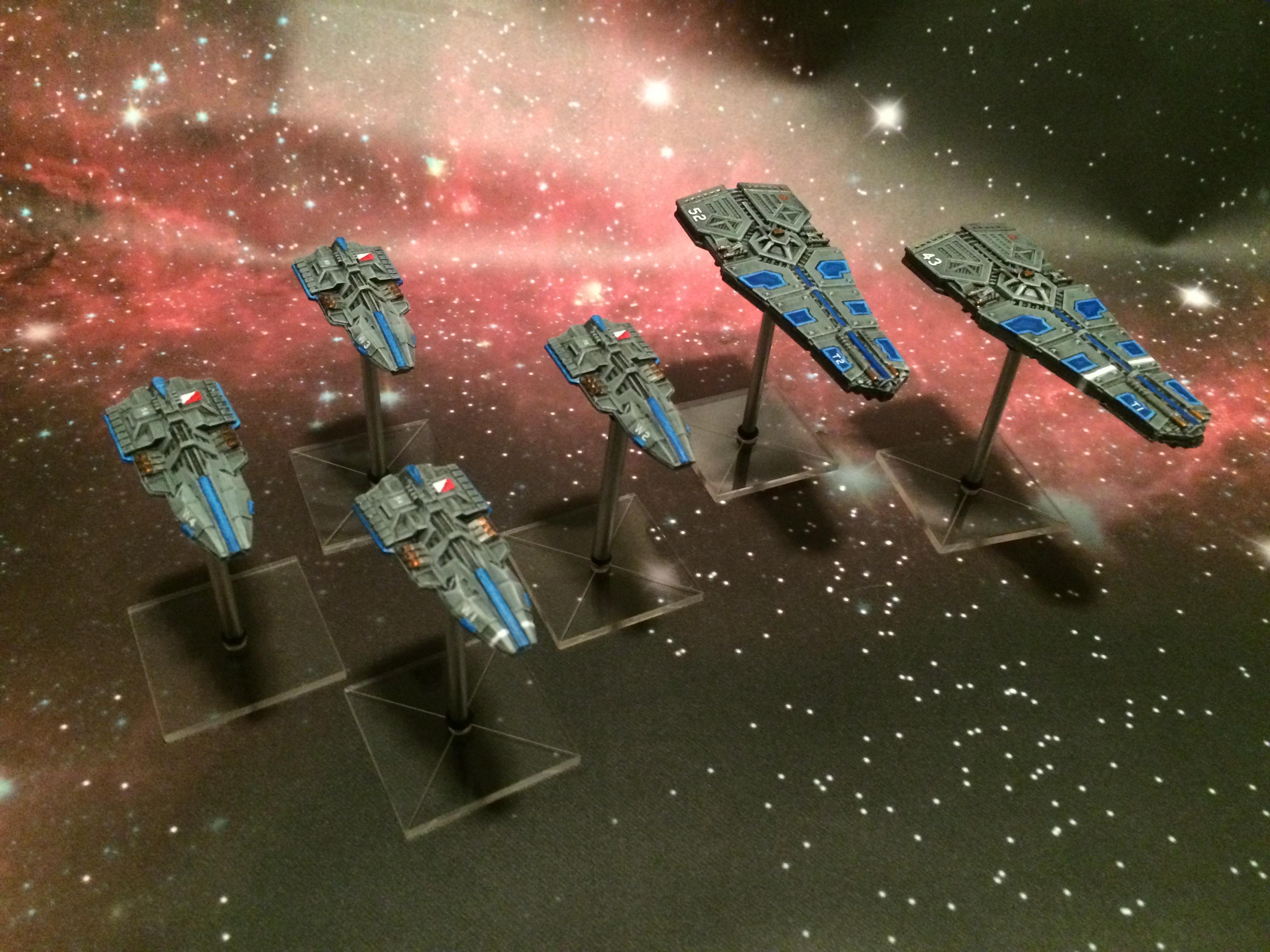 Firestorm Armada, Fsa, Spartan Games, Terran