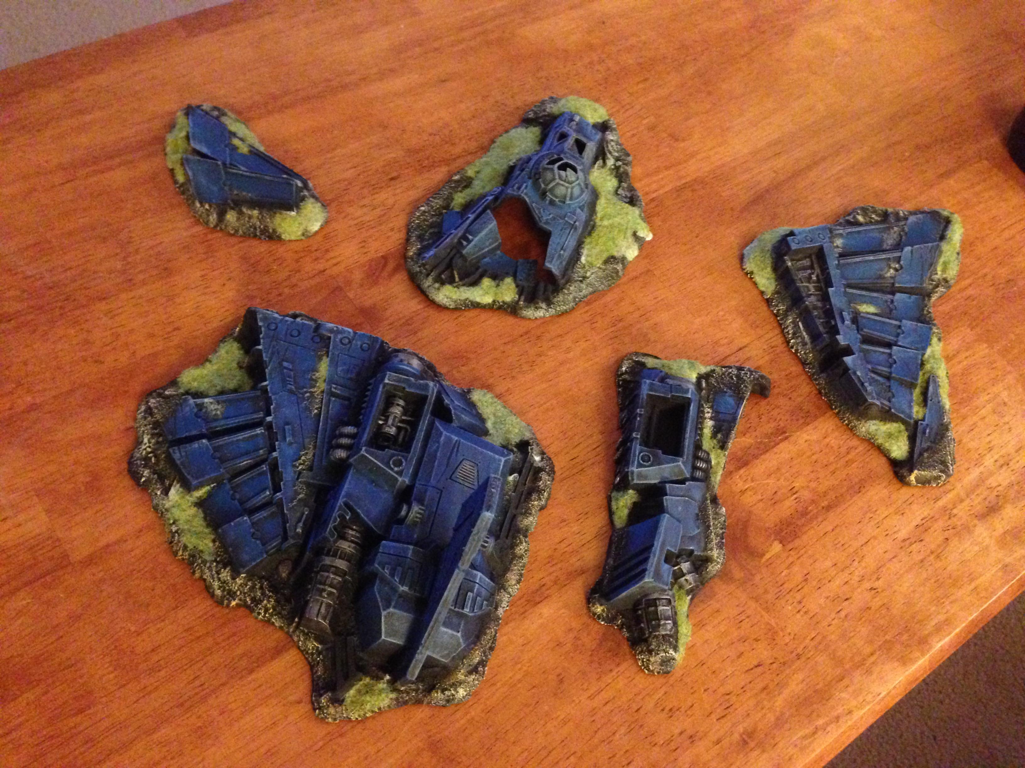 Crashed Aquila Lander - Overall View