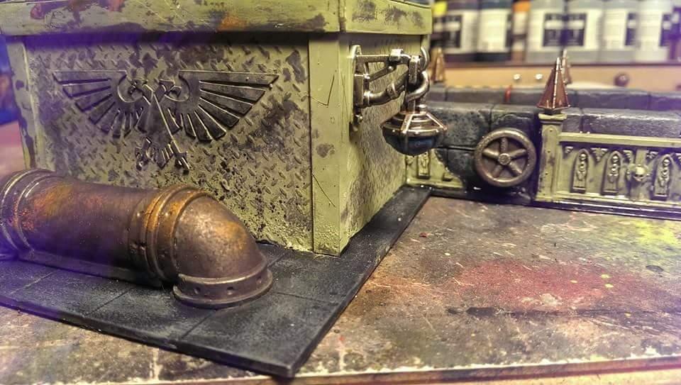 Imperial, Industrial, Kill Team, Necromunda, Terrain, Warhammer 40,000, Weathered