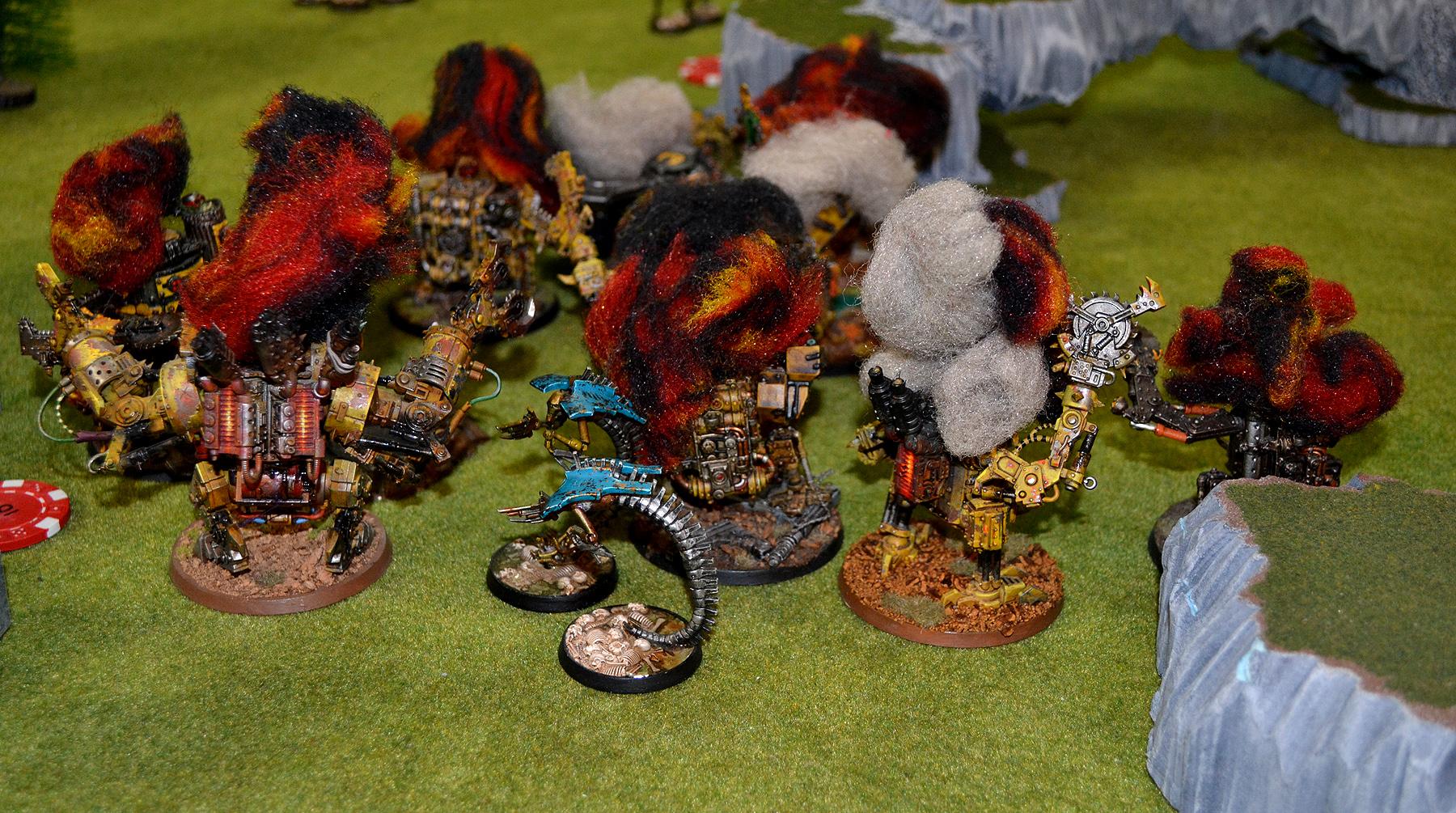 Burning dreads everywhere