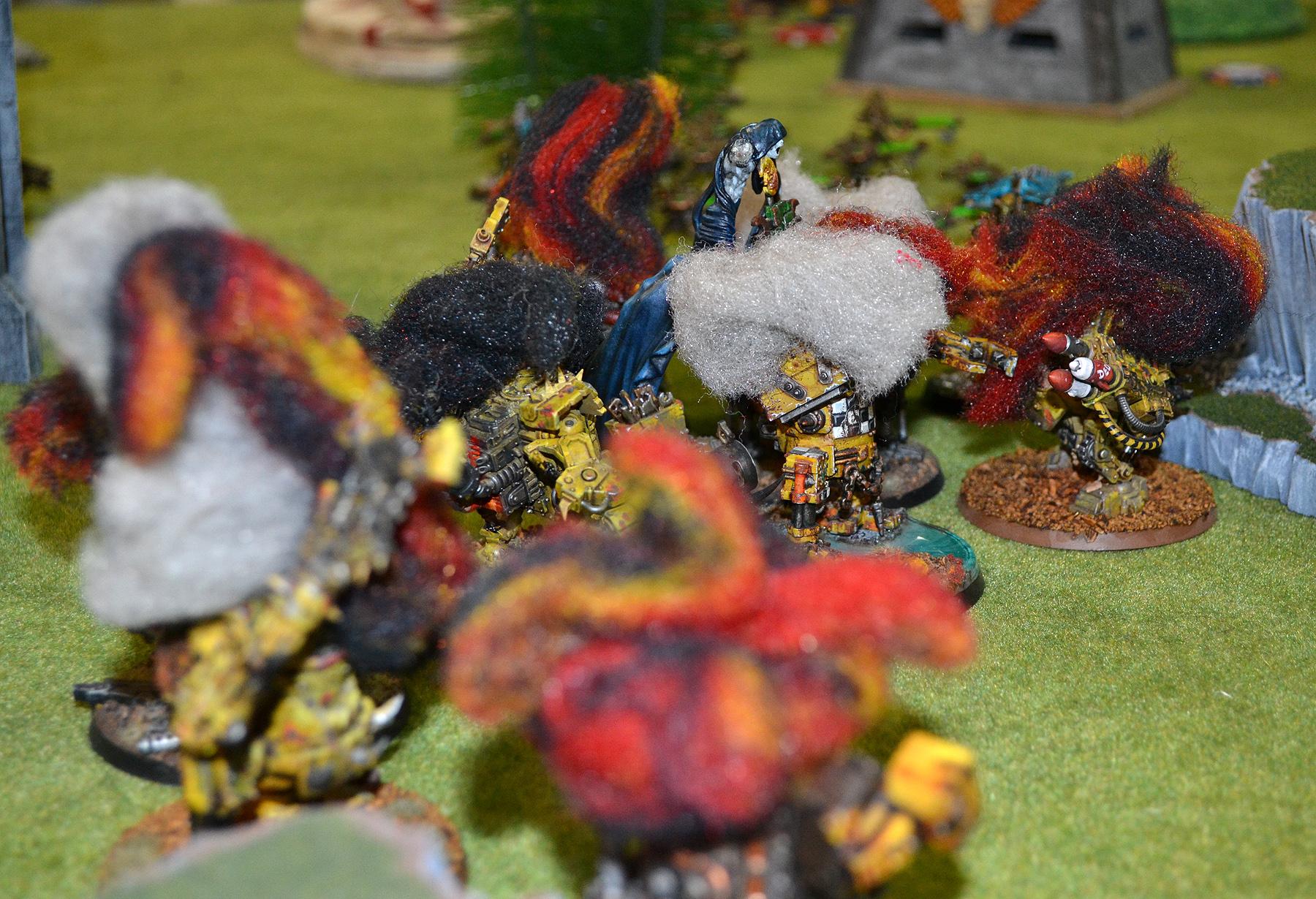 The Nightbringer stalks through the burning kans