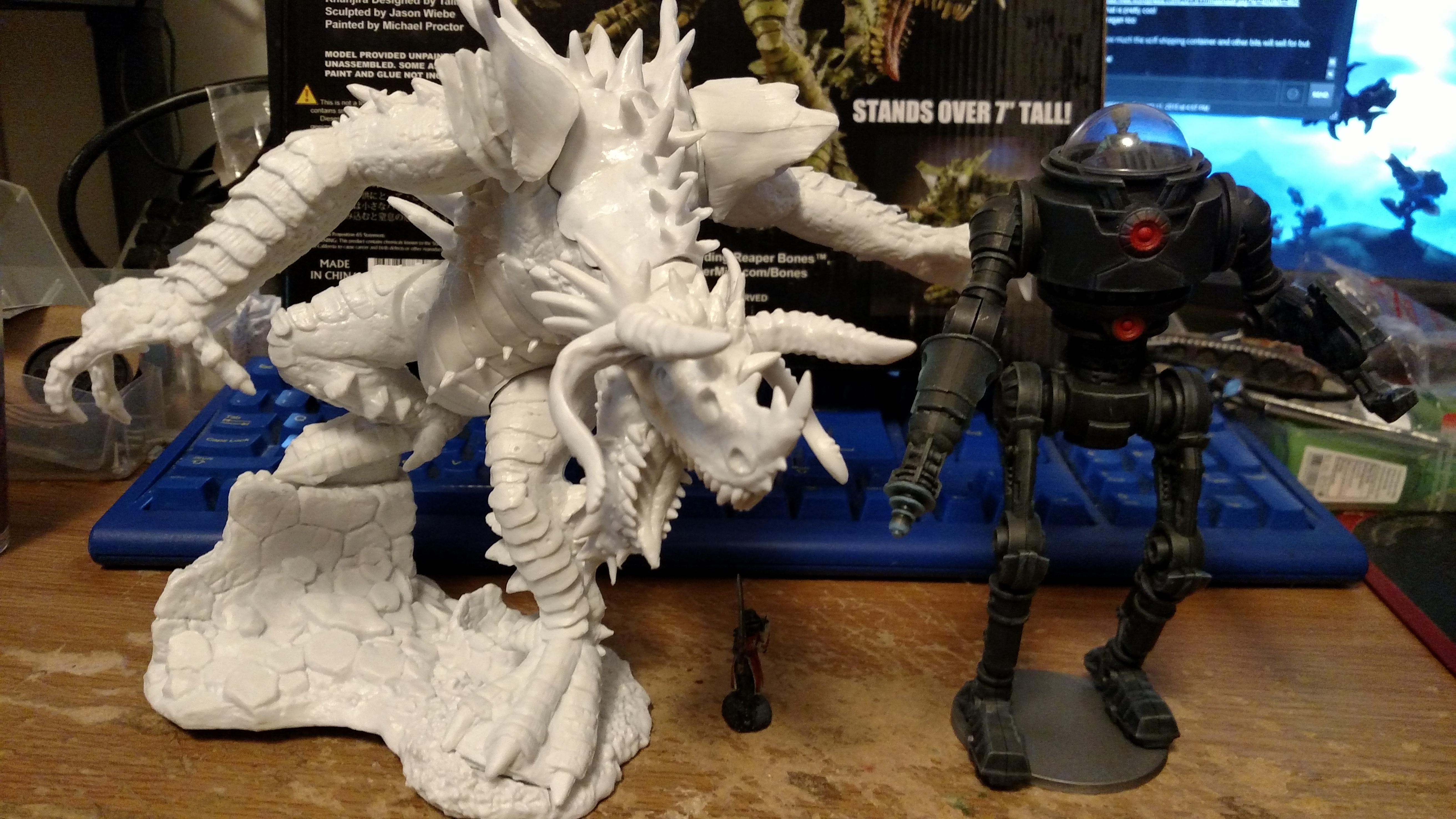 Bones, Khanjira, Reaper, Tarrasque