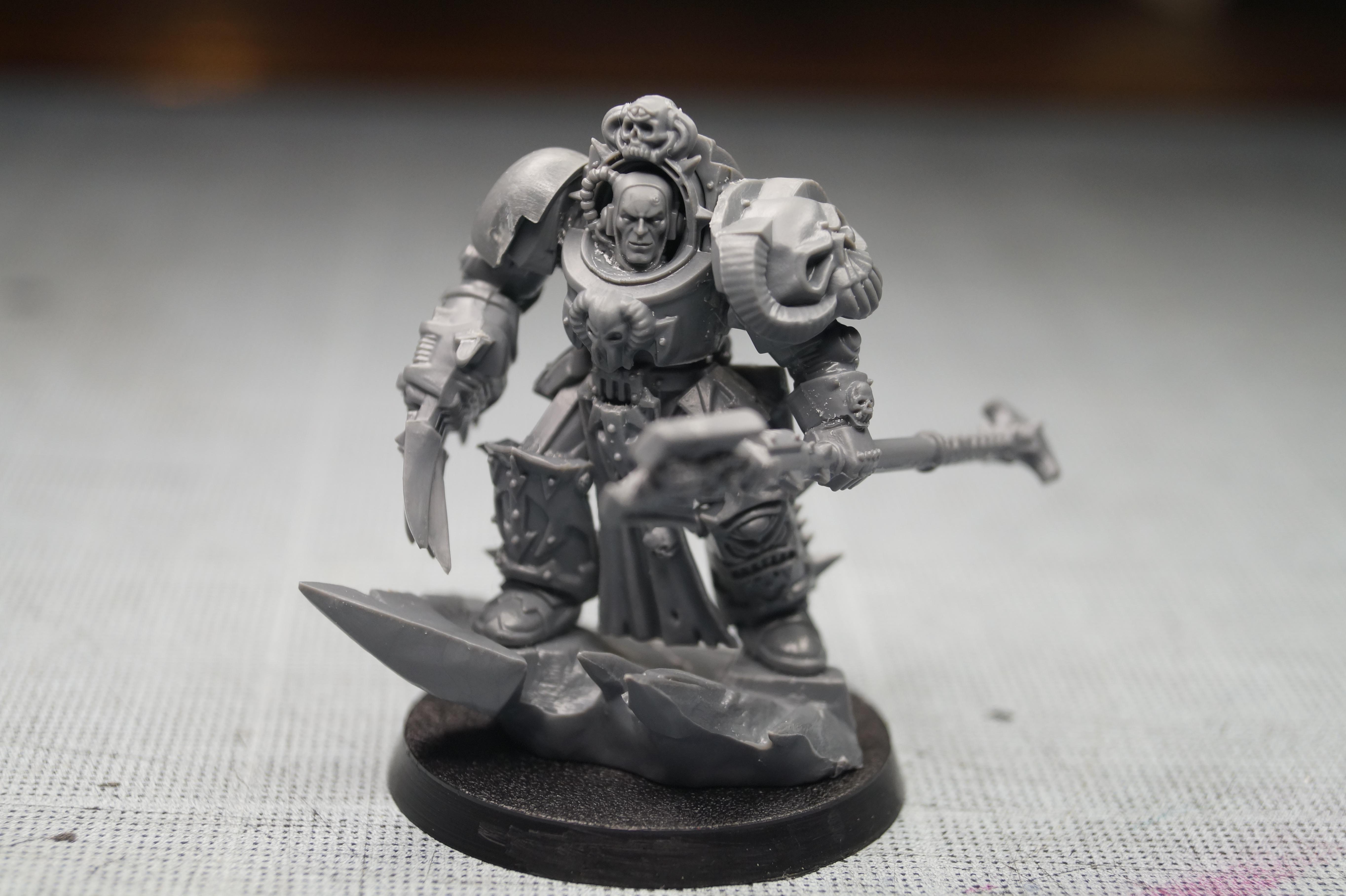 Chaos, Death Ravens, Librarian, Space Marines, Tzeentch